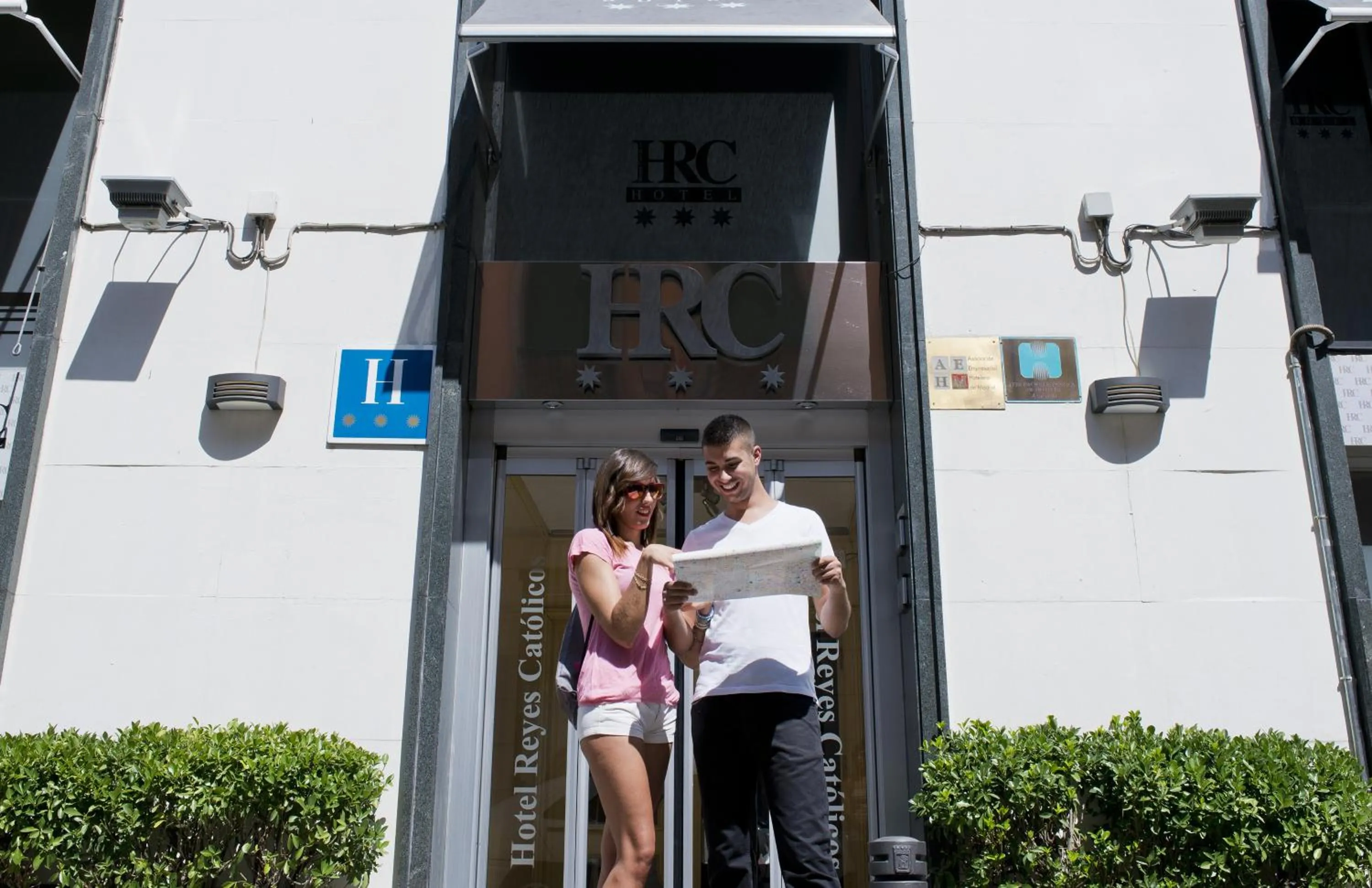 Facade/entrance in HRC Hotel