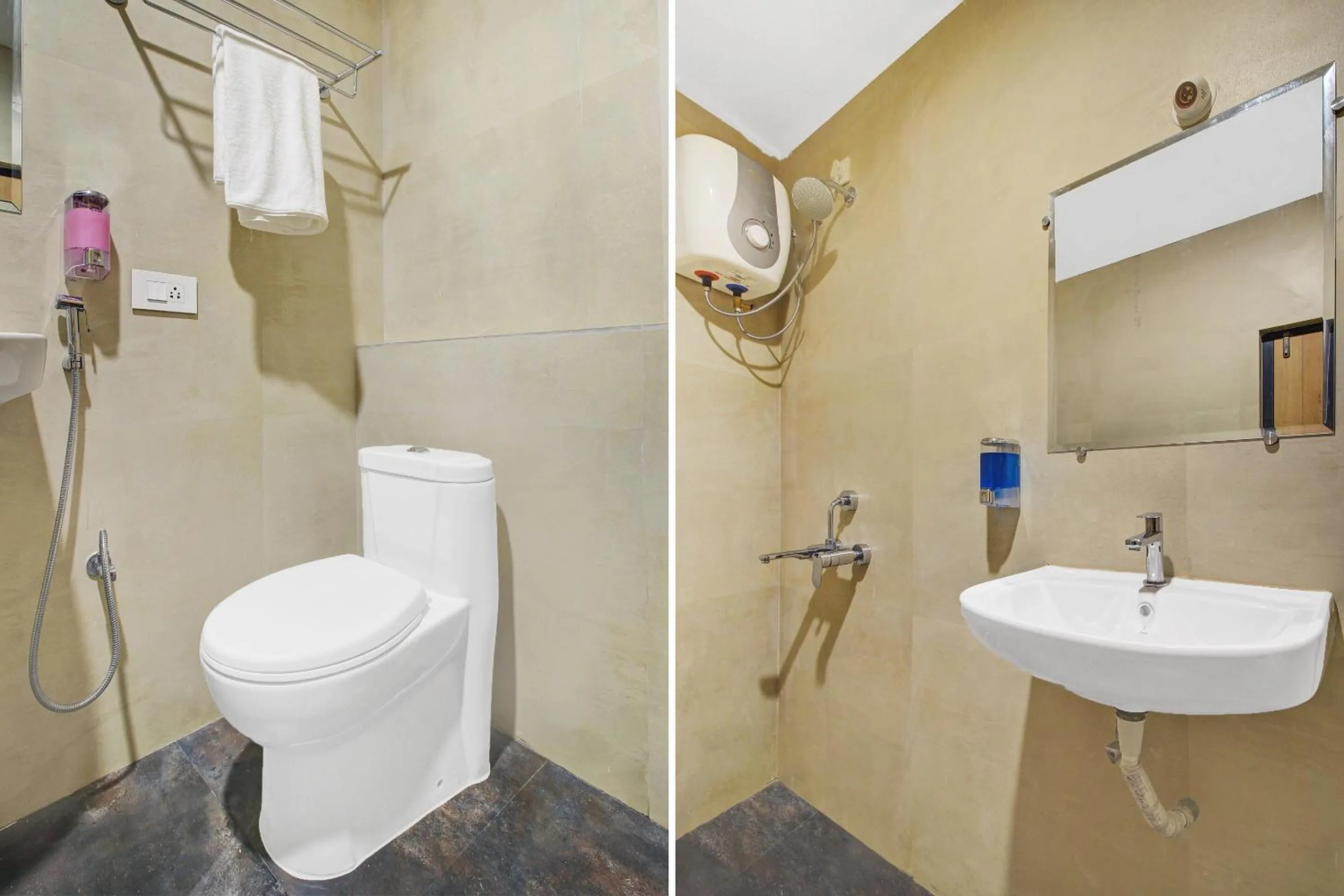 Bathroom in Super Townhouse OAK Hitec City Near Image Hospital