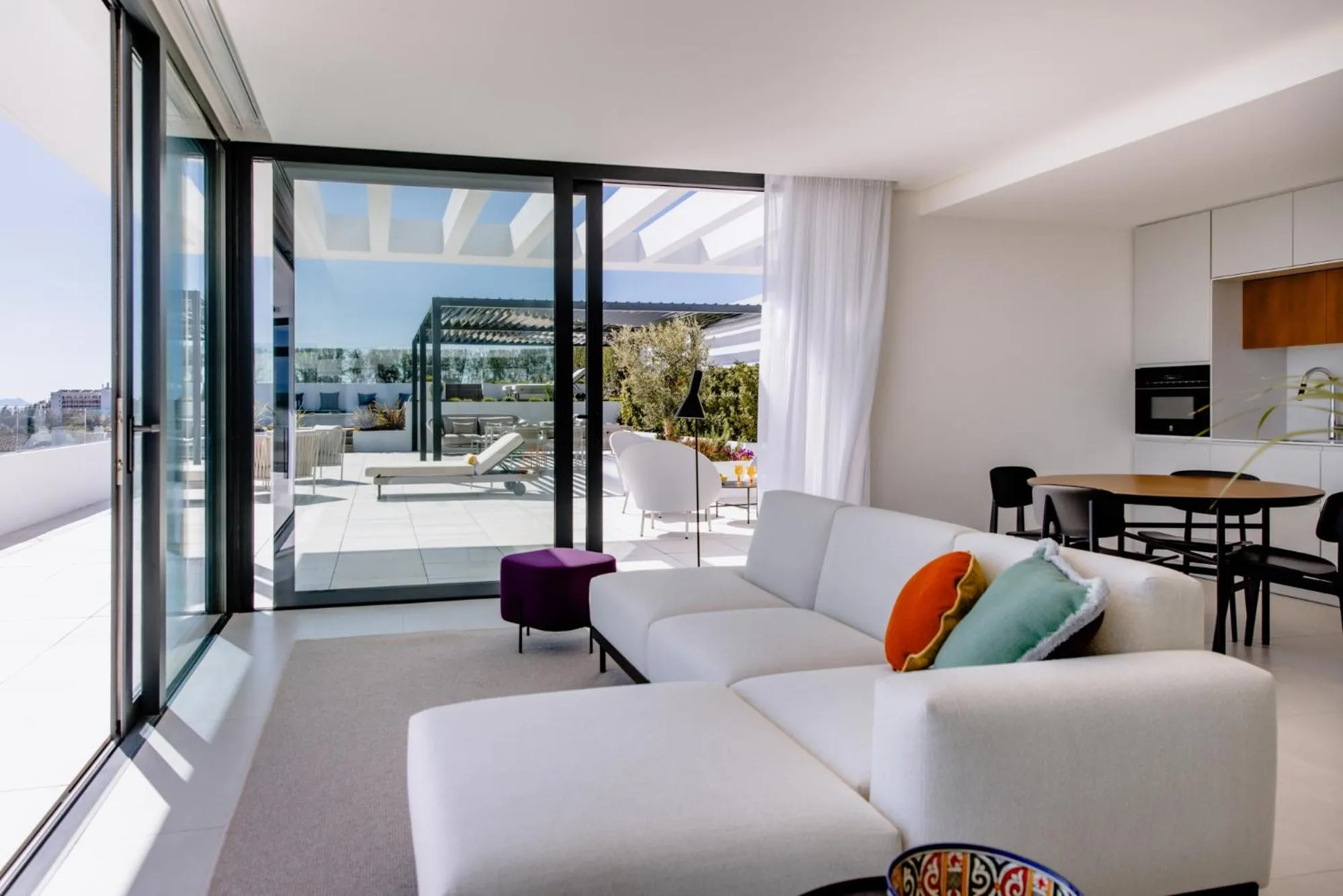 Living room in THE FLAG HOTEL Marbella, Estepona Adult Recommended