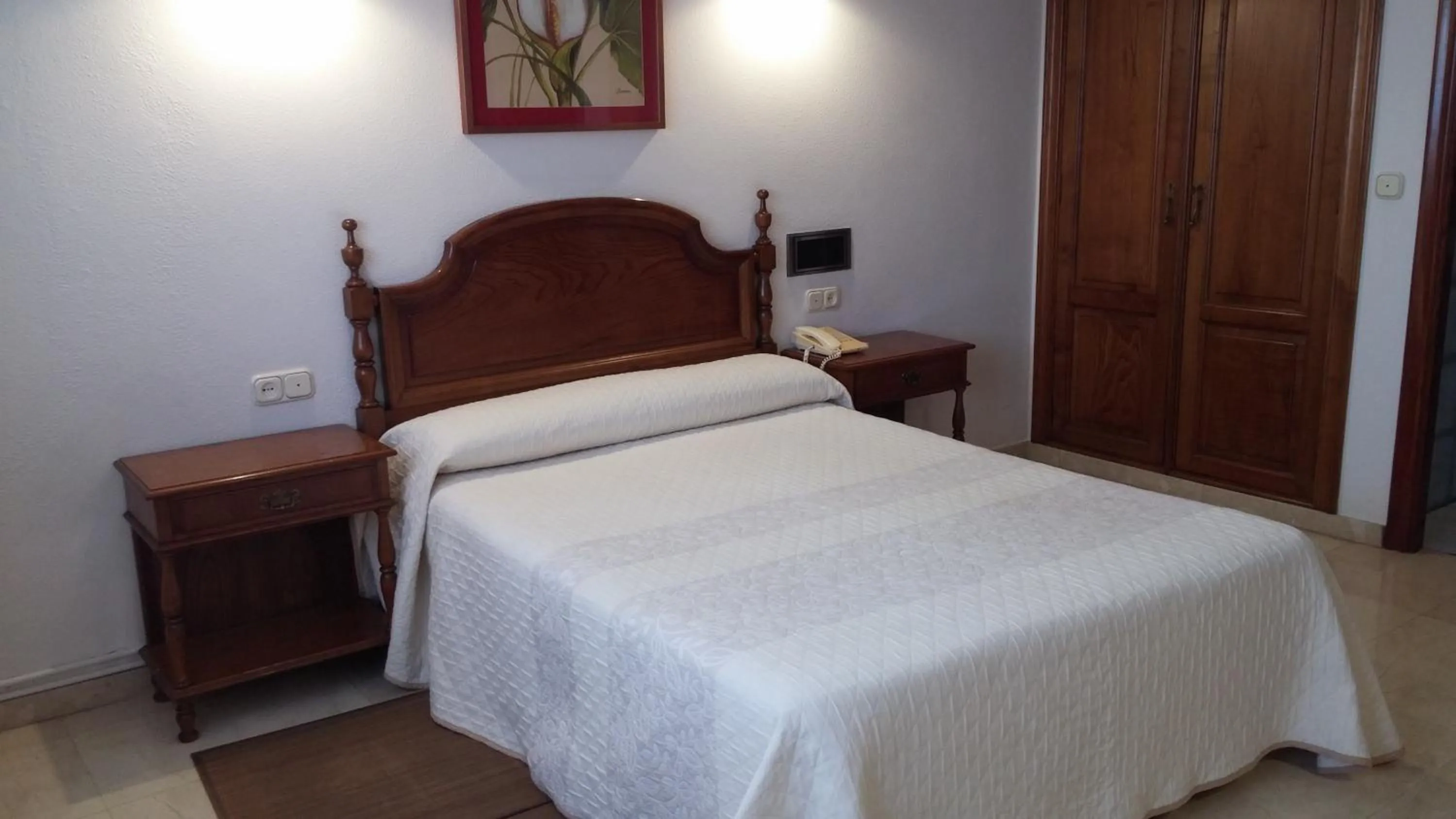 Bed in Hotel Serantes