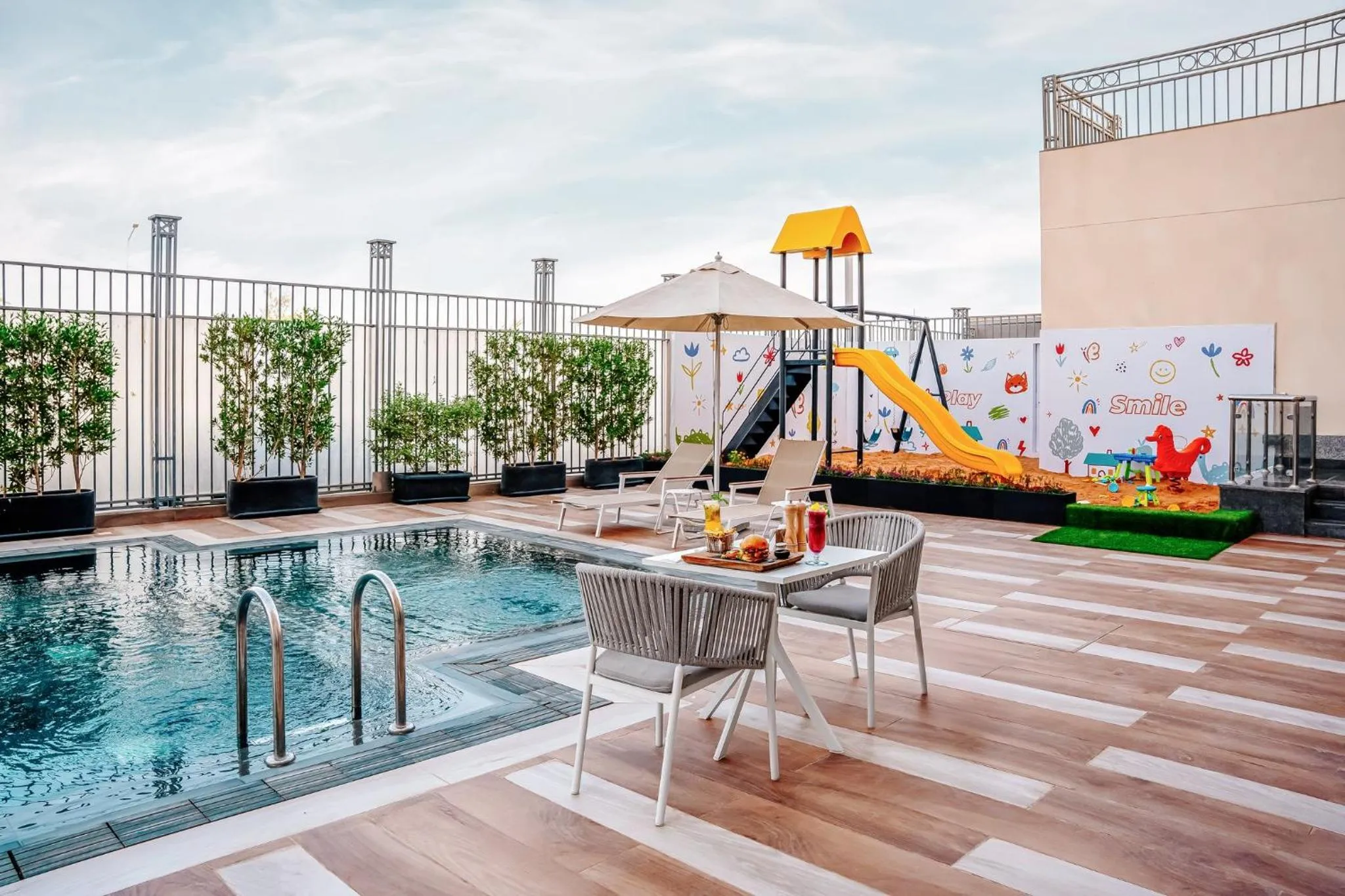 Swimming pool in Holiday Inn Riyadh The Business District by IHG