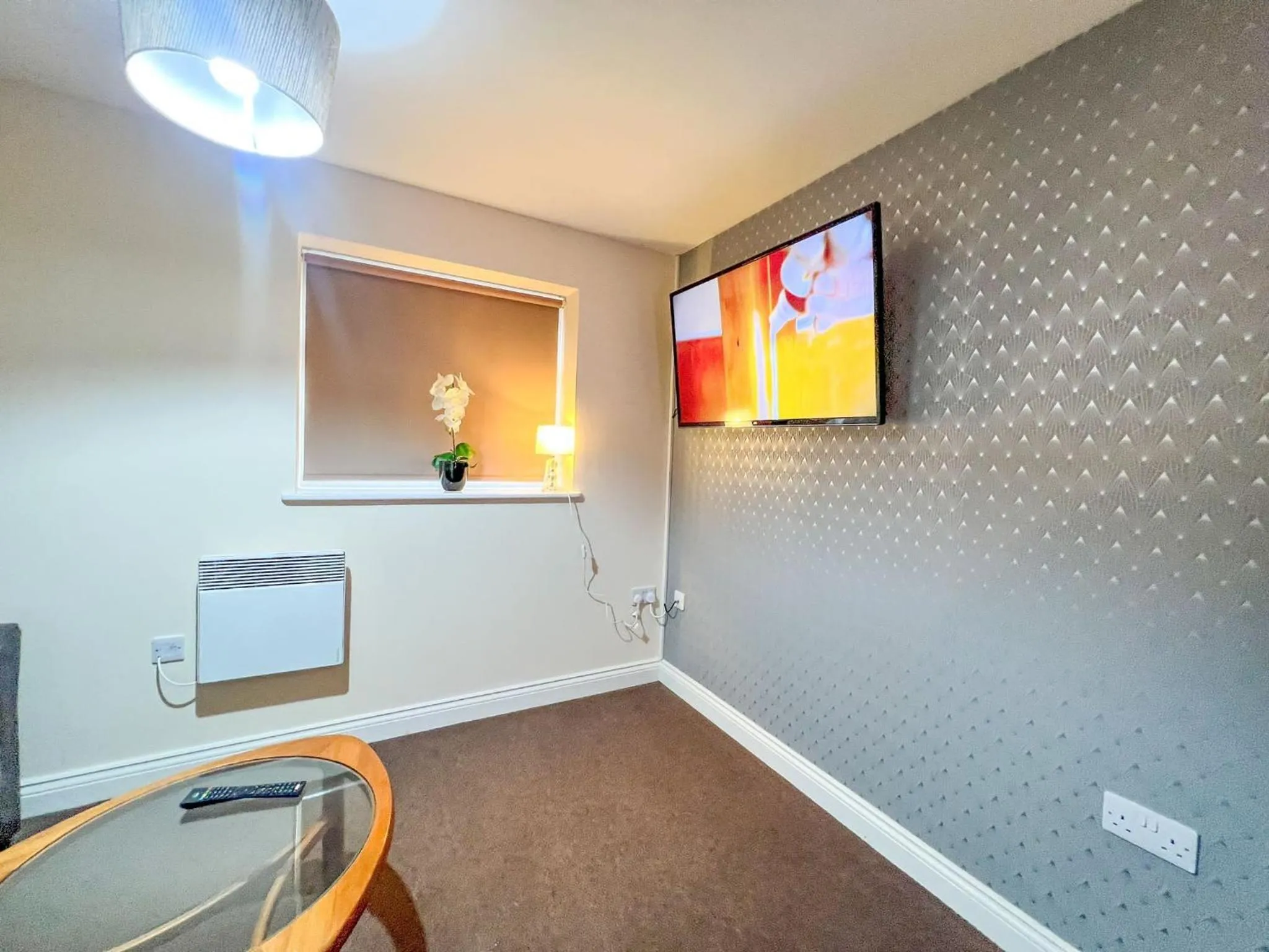 Living room in Baxter House