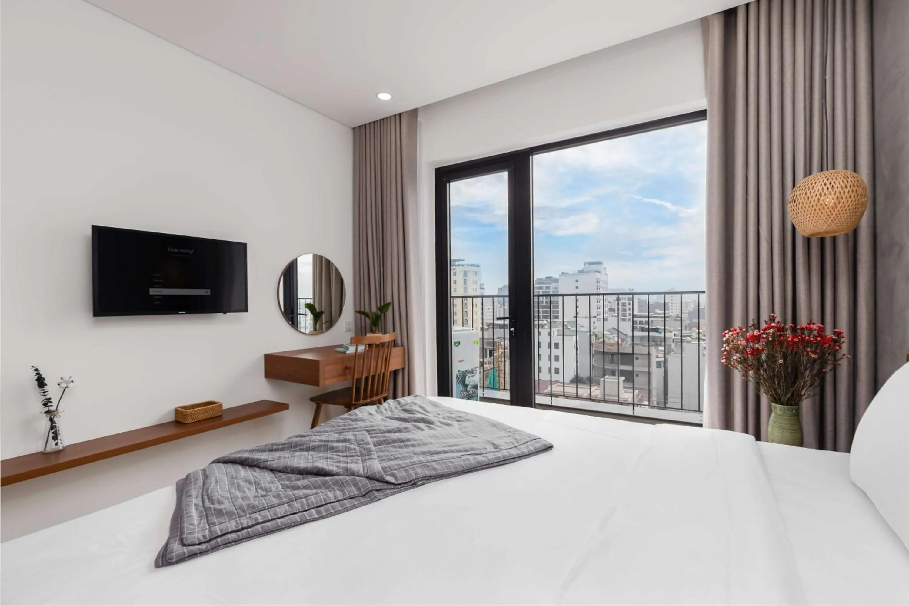 Bed in Lagom Boutique Hotel Da Nang