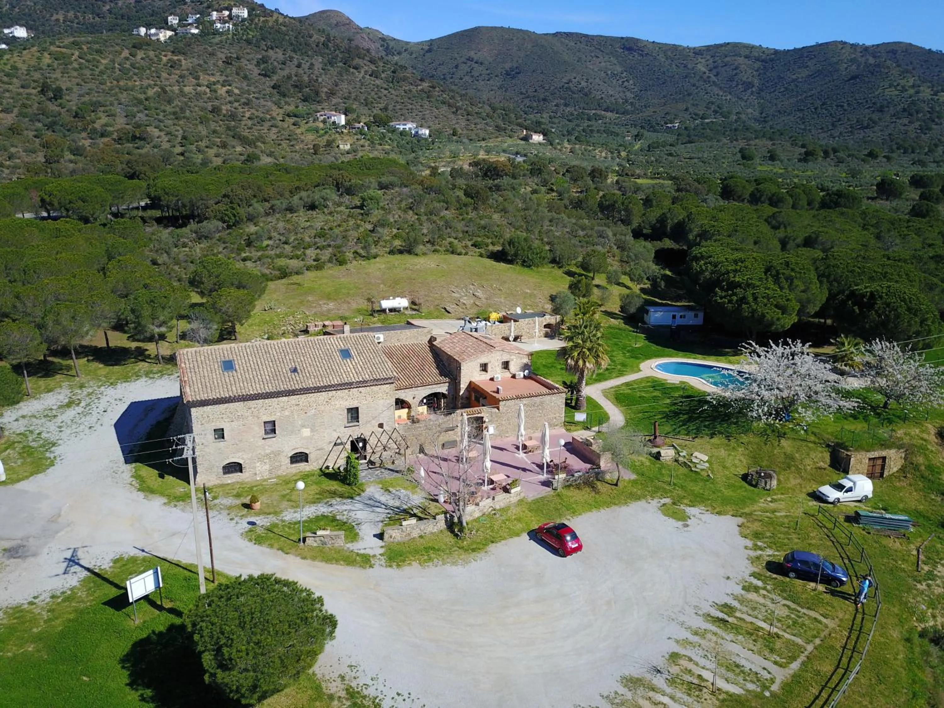 Bird's eye view in Hotel Mas Palou