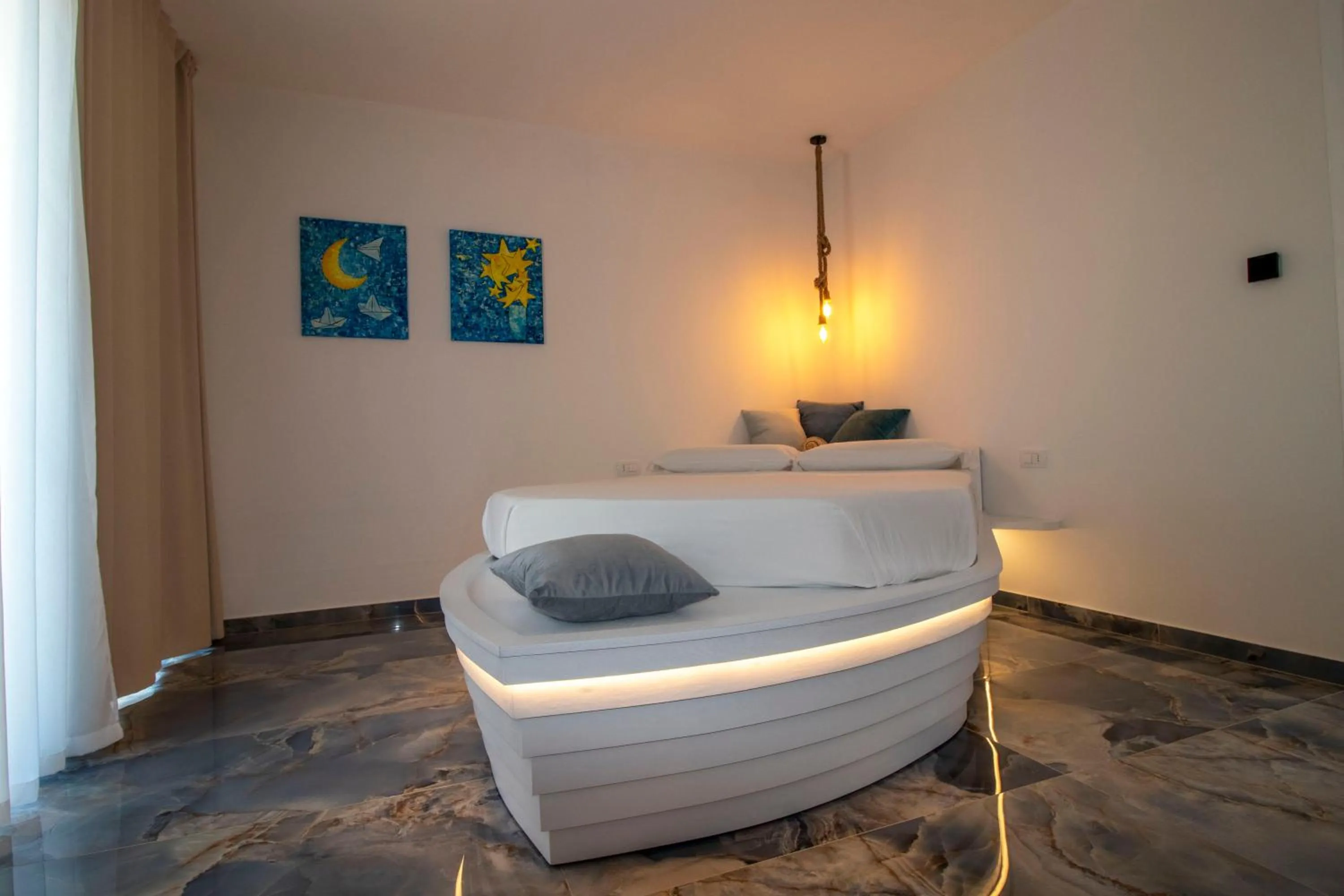 Bed in Hotel Arte Mare