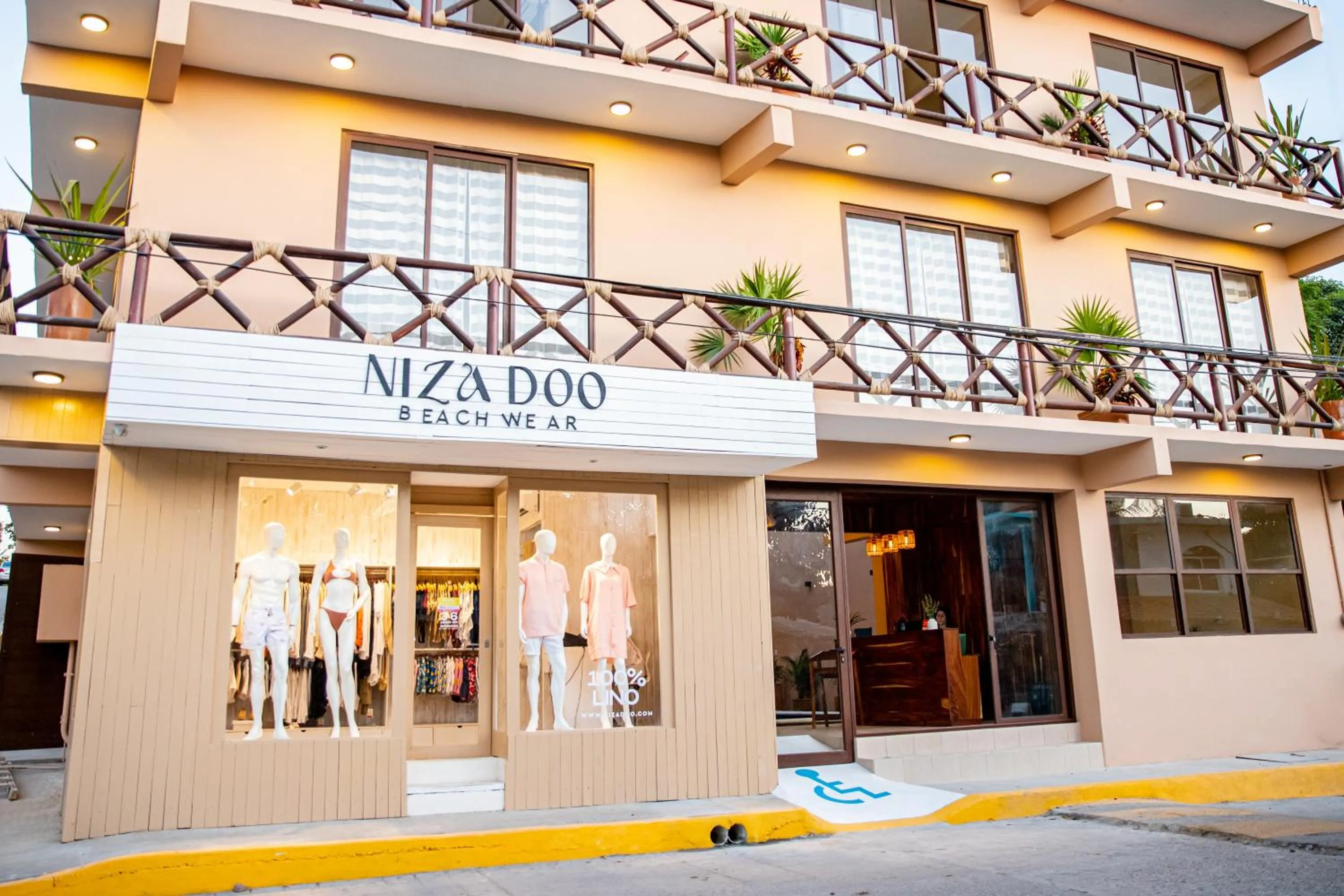 Property building in Hotel Santa Cruz Punta Zicatela