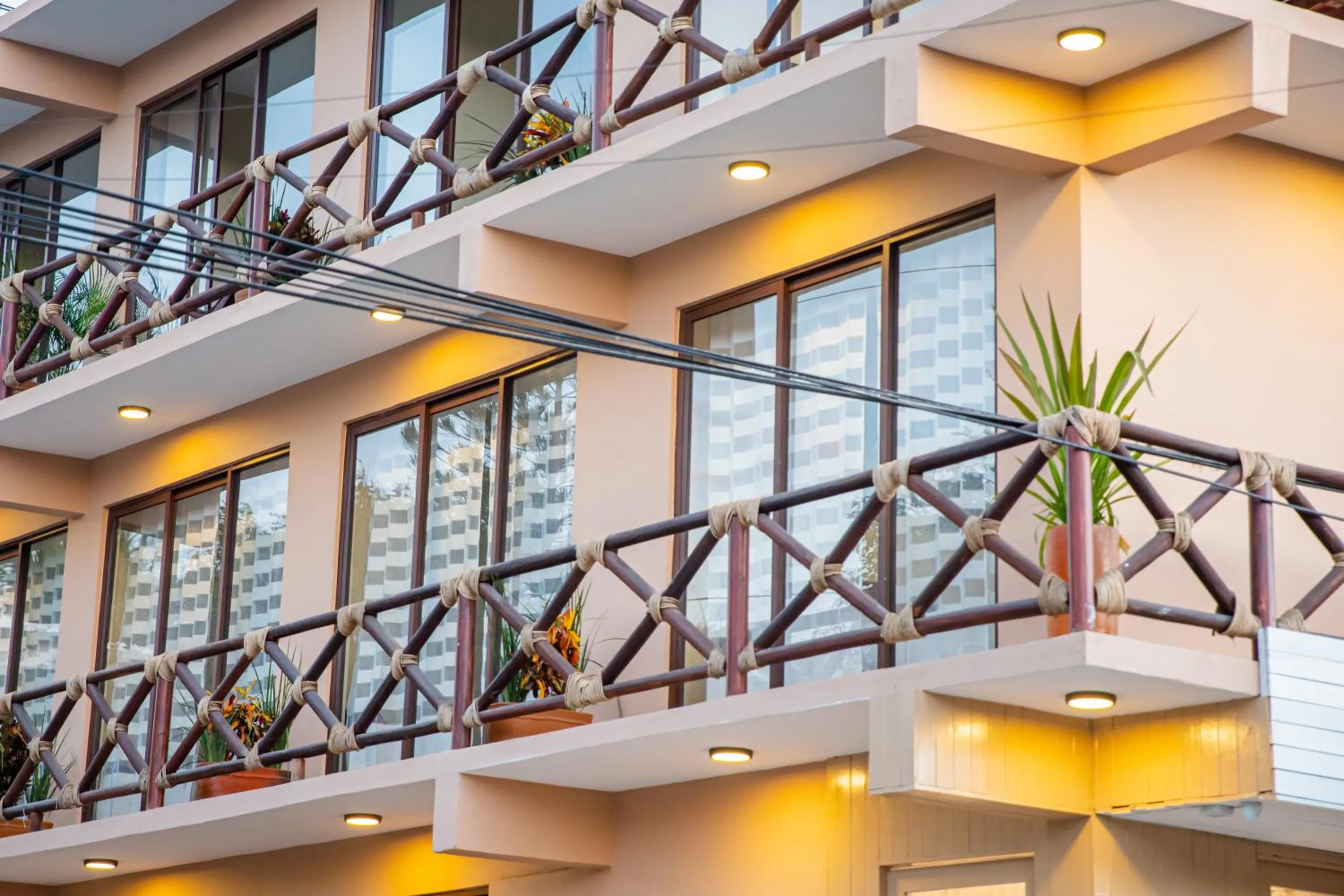 Property building in Hotel Santa Cruz Punta Zicatela