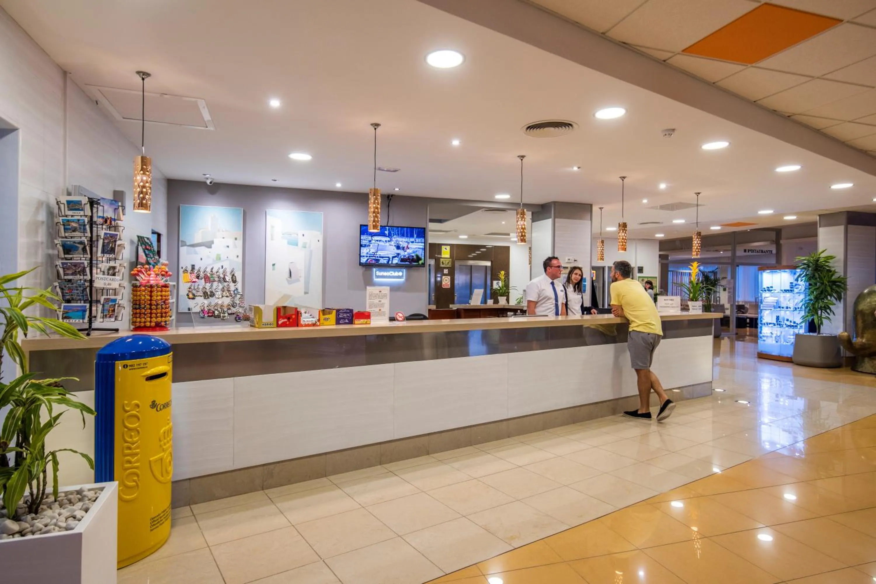 Lobby or reception in Hotel Caribe IBIZA