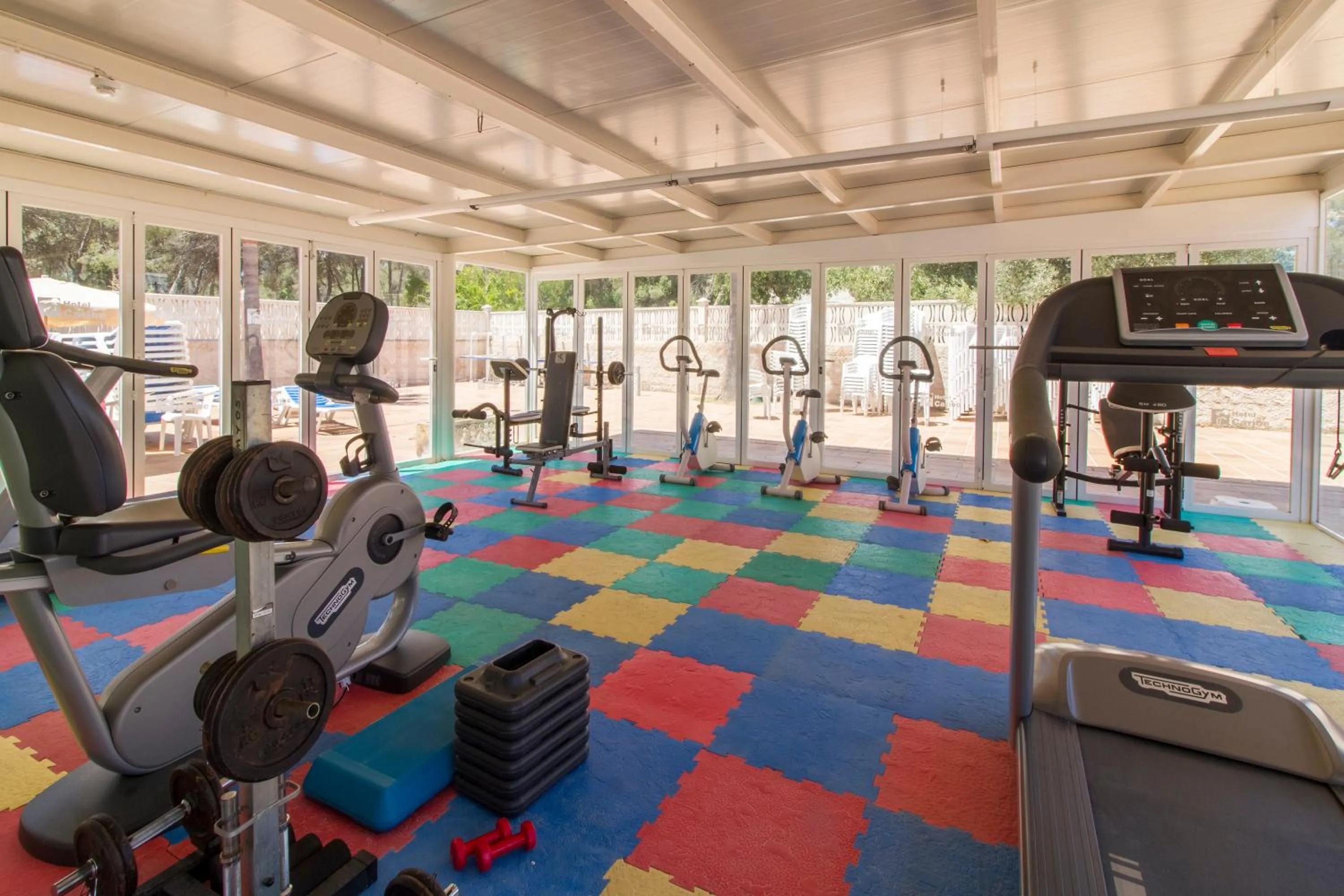 Fitness centre/facilities in Hotel Caribe IBIZA