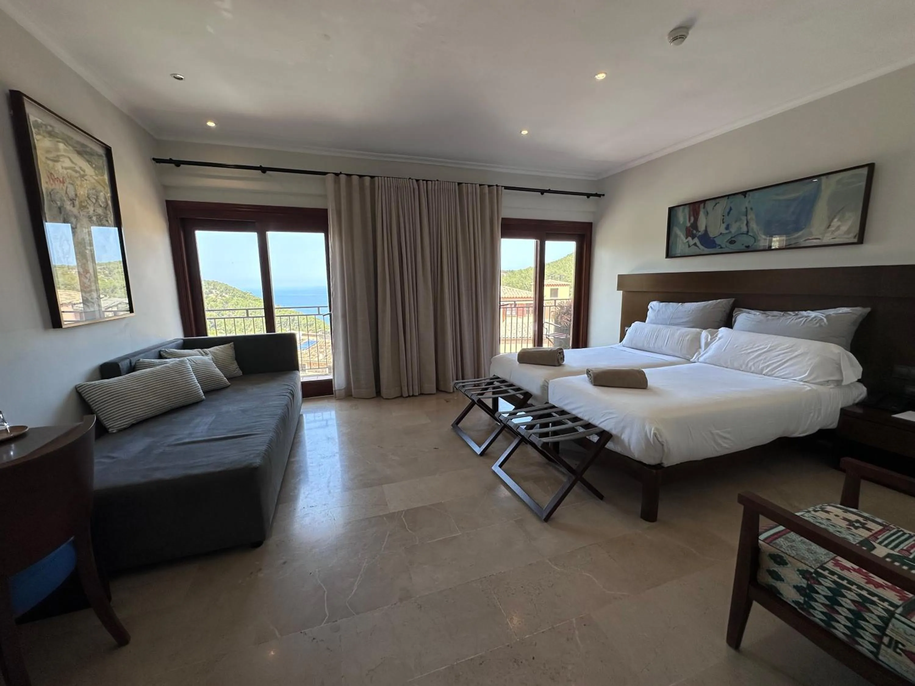 View (from property/room), Bed in Maristel Hotel & Spa - Adults Only