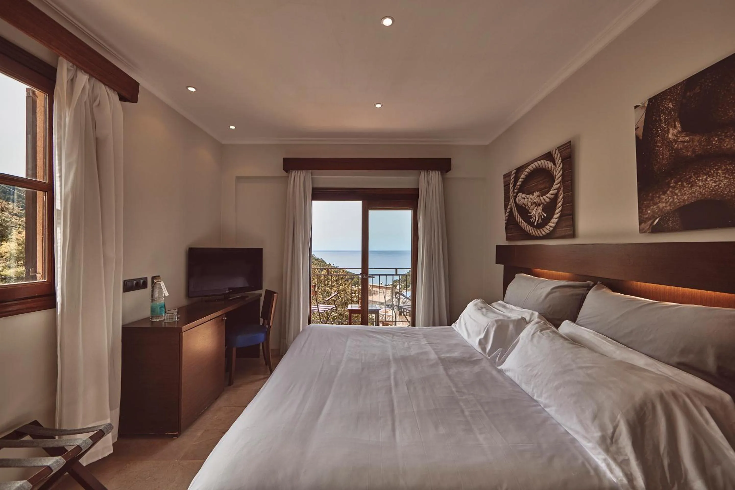 View (from property/room), Bed in Maristel Hotel & Spa - Adults Only