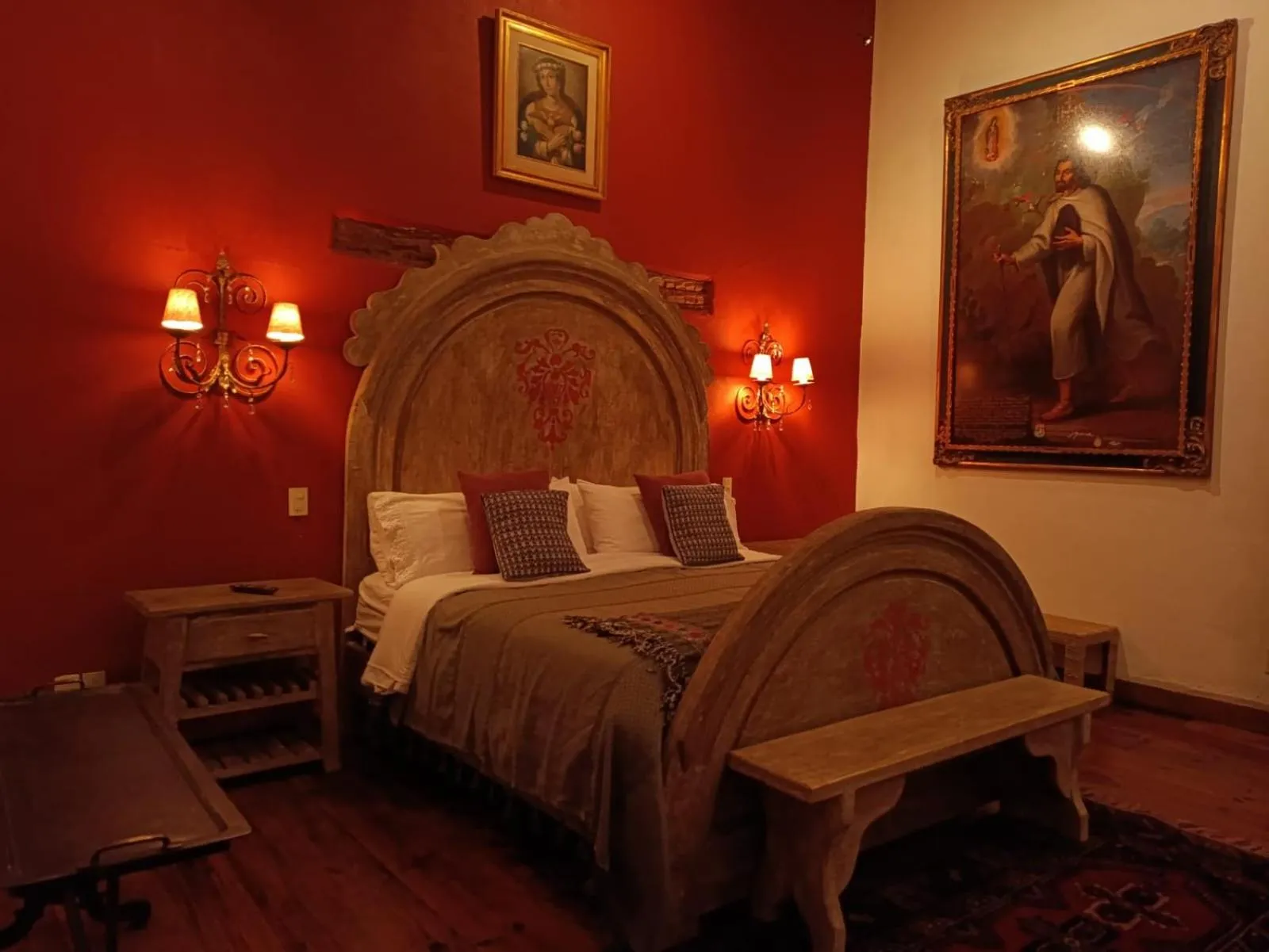 Bed in El Edén Hotel Boutique