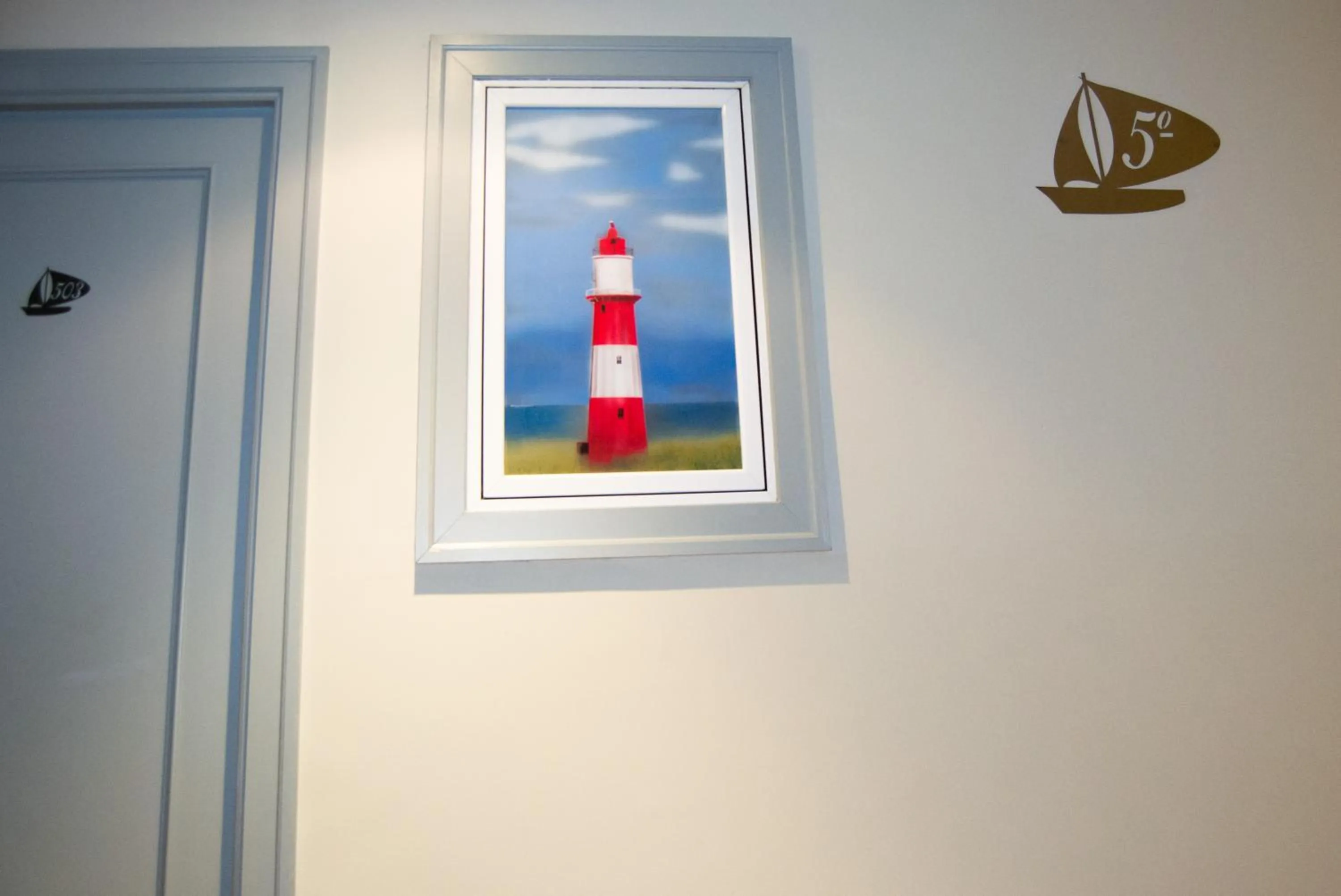 Decorative detail in Hotel Nautico