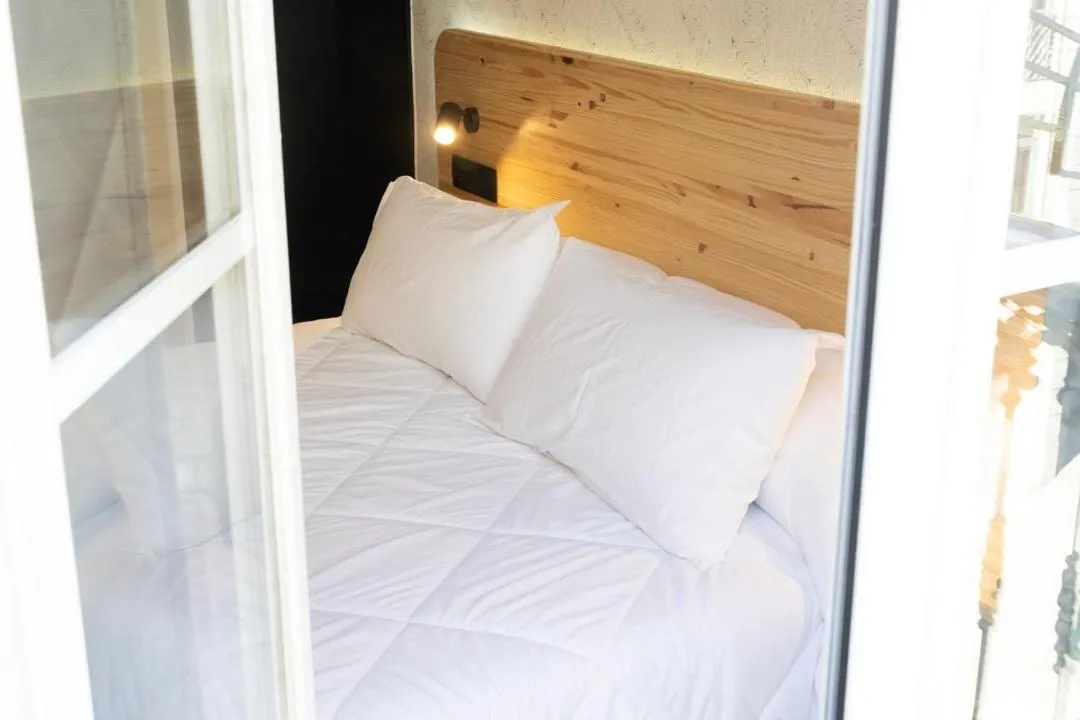 Bed in Hotel Nautico