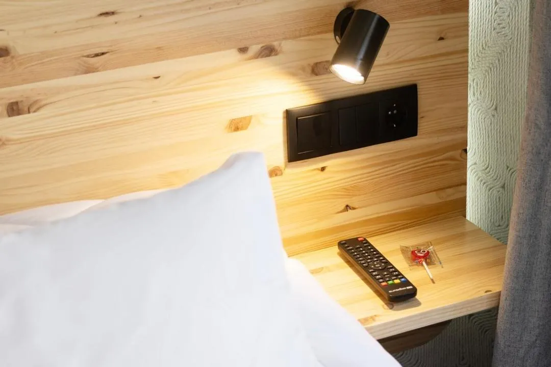 Bed in Hotel Nautico