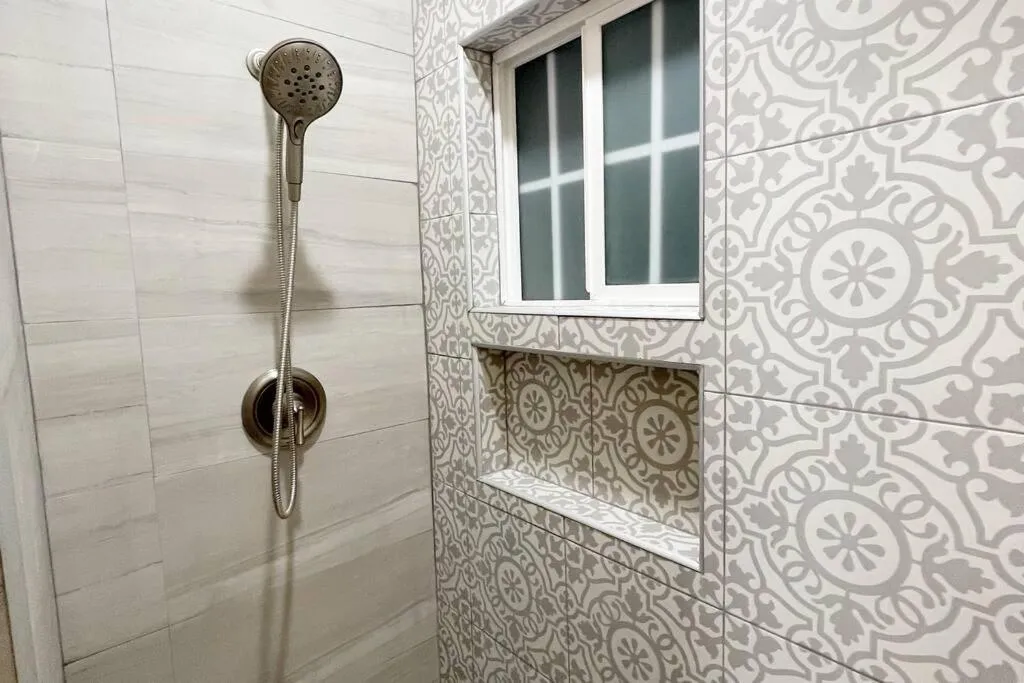 Shower in My Cozy Duplex B in the heart of West Side