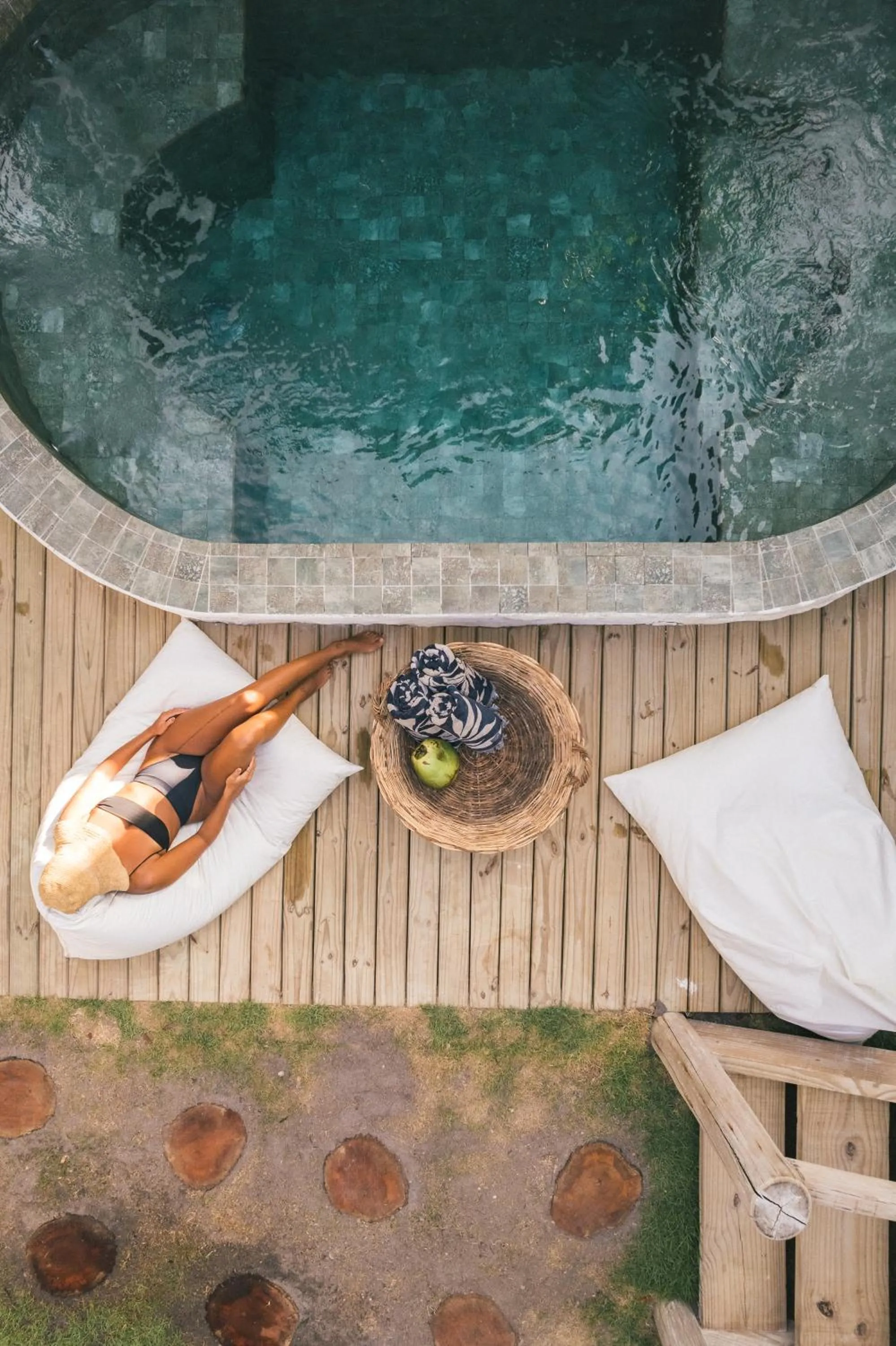 Pool view in Pousada Villa Cacau