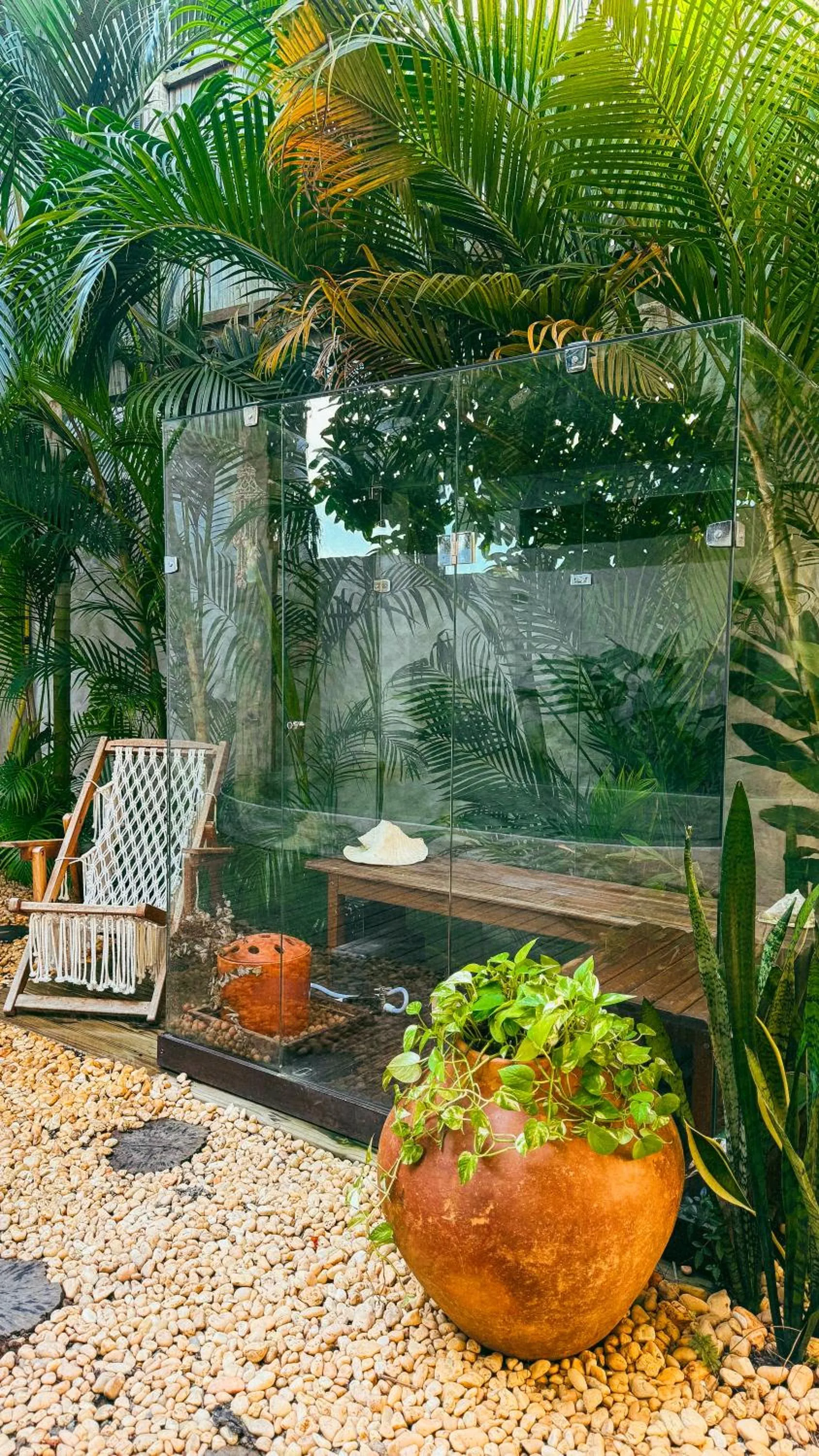 Patio in Pousada Villa Cacau