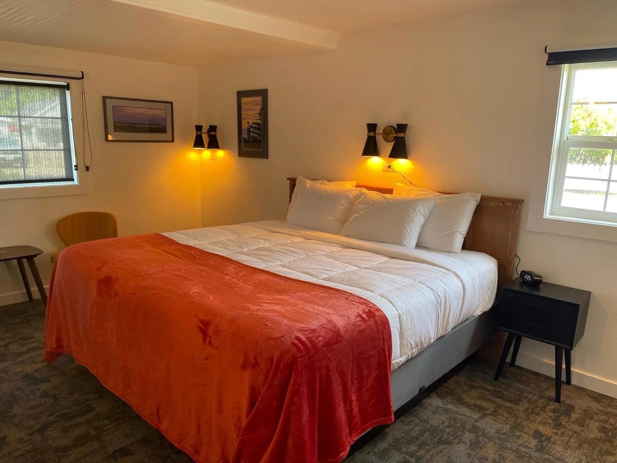 Bed in The Seaview Cottages