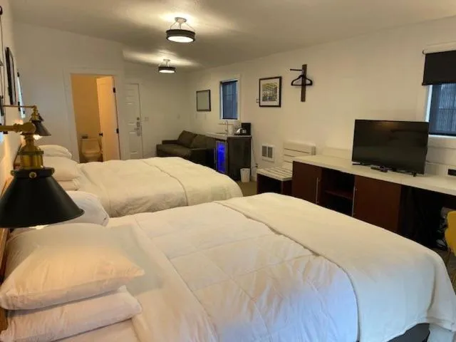 Bed in The Seaview Cottages