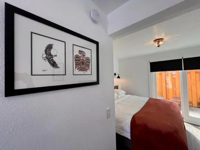 Bed in The Seaview Cottages