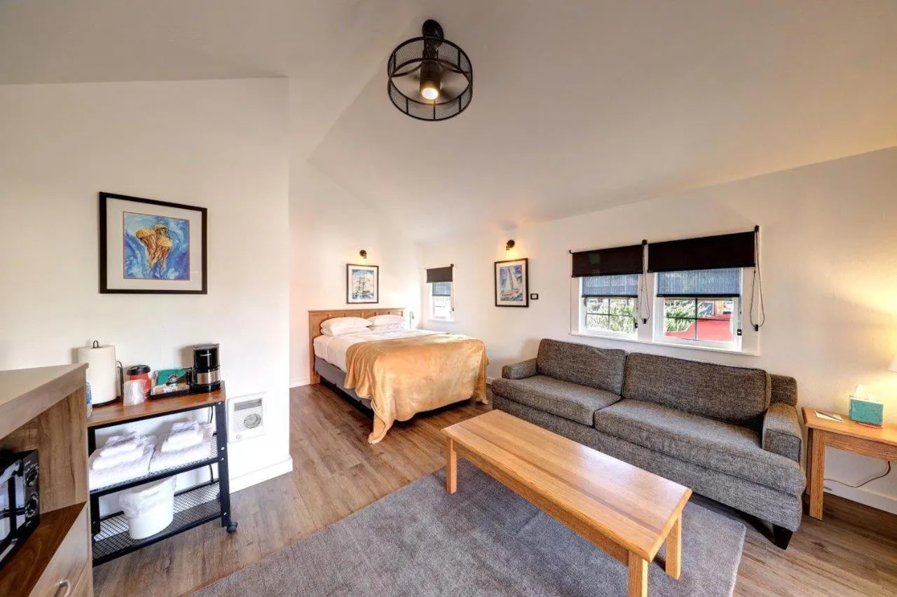 Bed in The Seaview Cottages