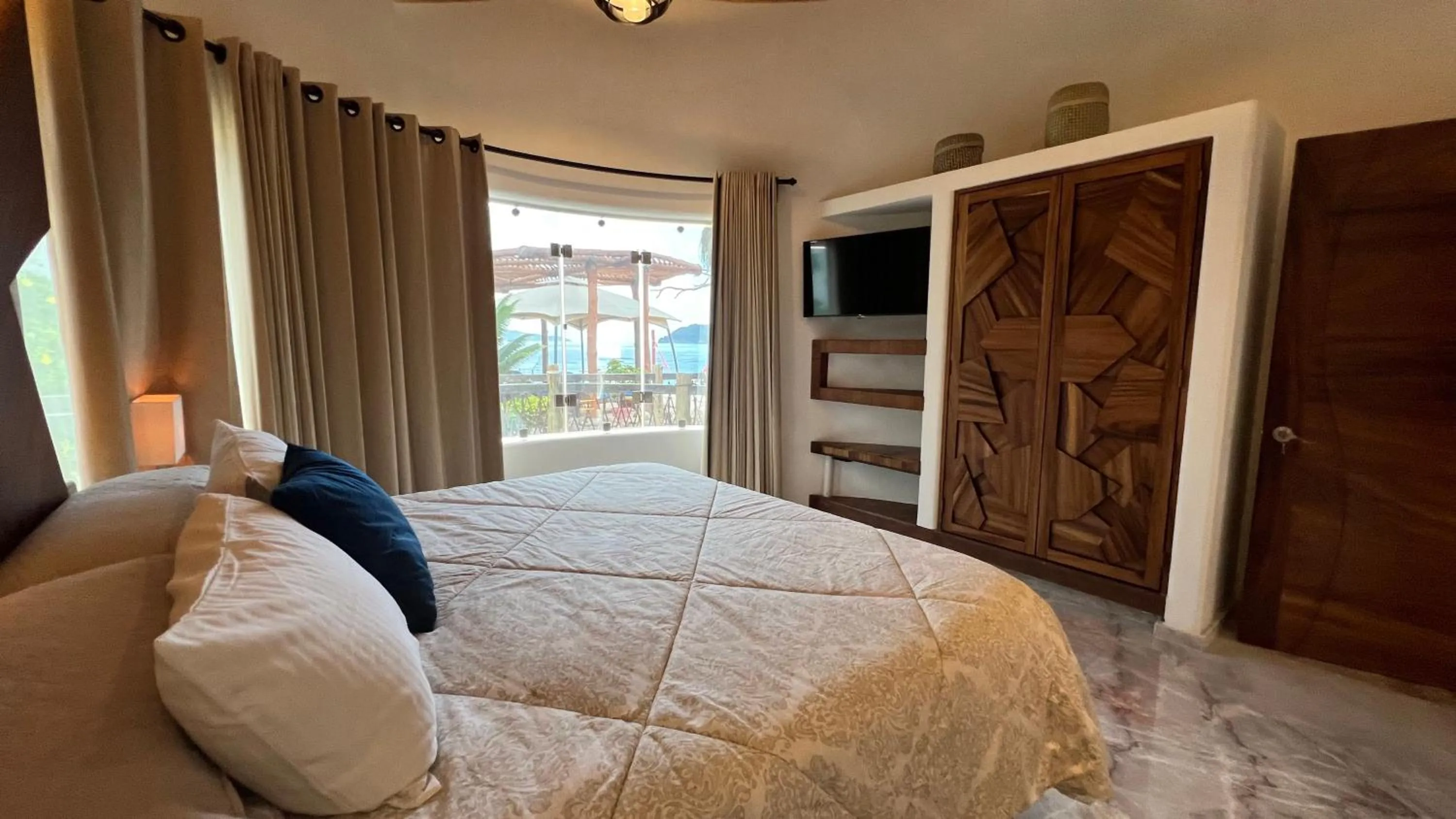 Bedroom in Sunset Island Villas Riviera Nayarit