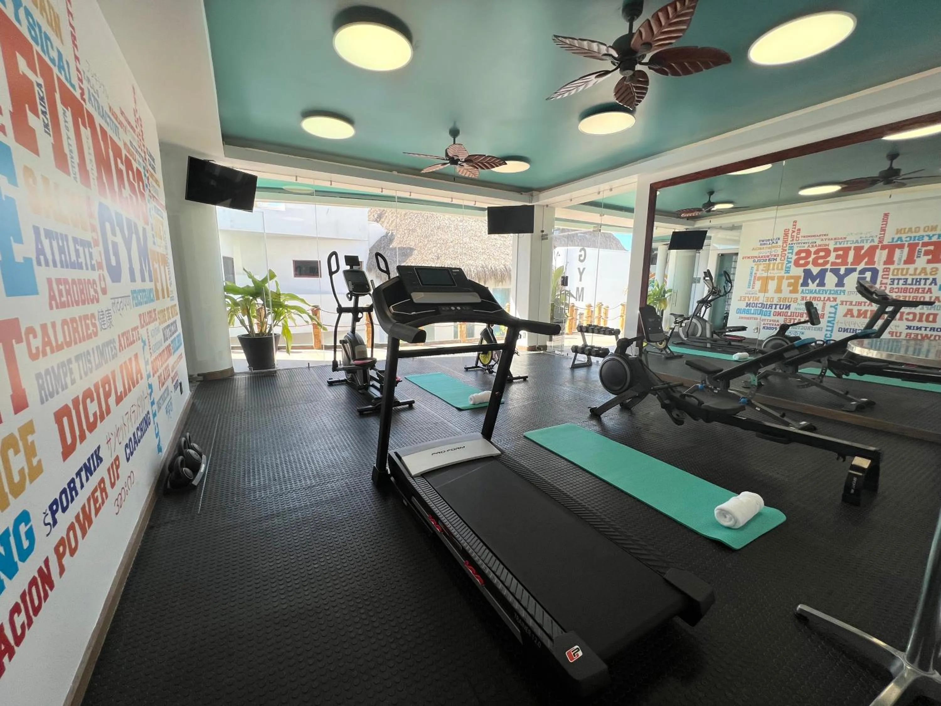 Fitness centre/facilities in Sunset Island Villas Riviera Nayarit