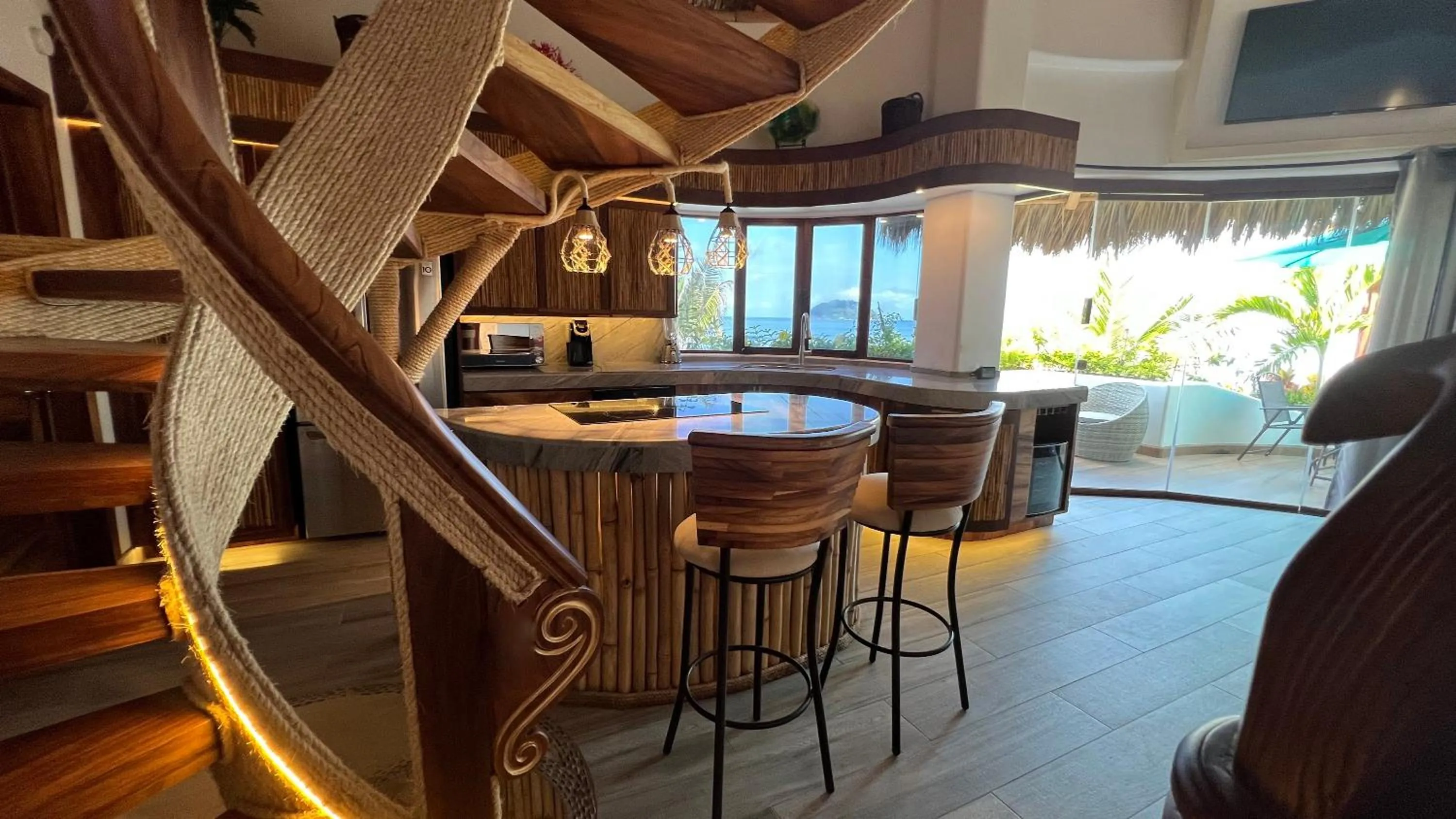 Kitchen or kitchenette in Sunset Island Villas Riviera Nayarit