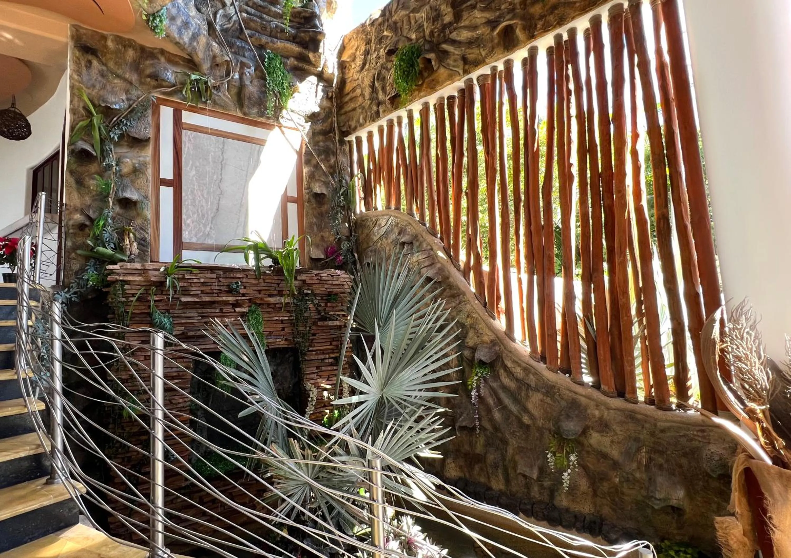 Decorative detail in Sunset Island Villas Riviera Nayarit