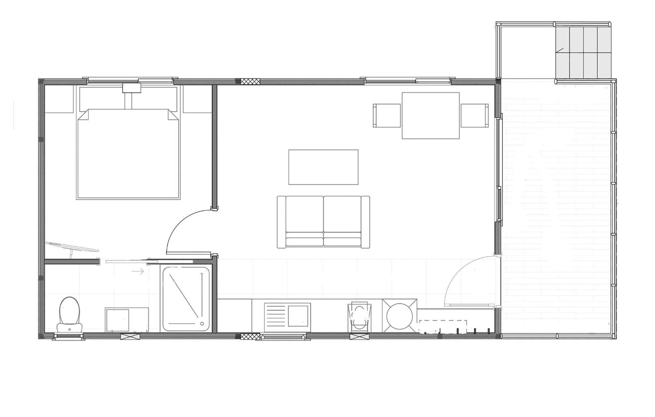 Floor plan in Mt Field Retreat