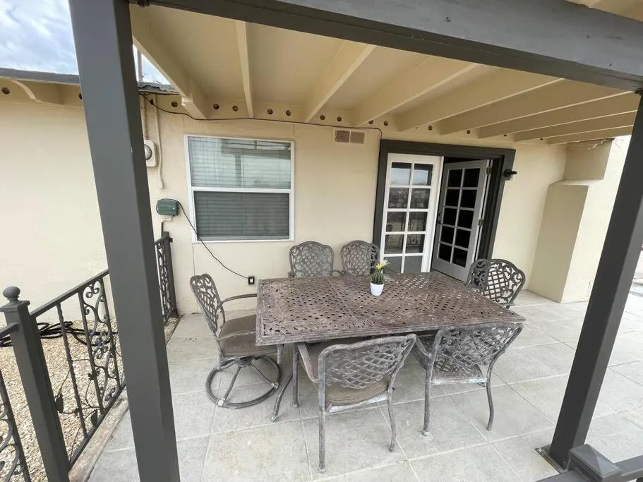 Patio in The Hummingbird Sunset Home, West Side