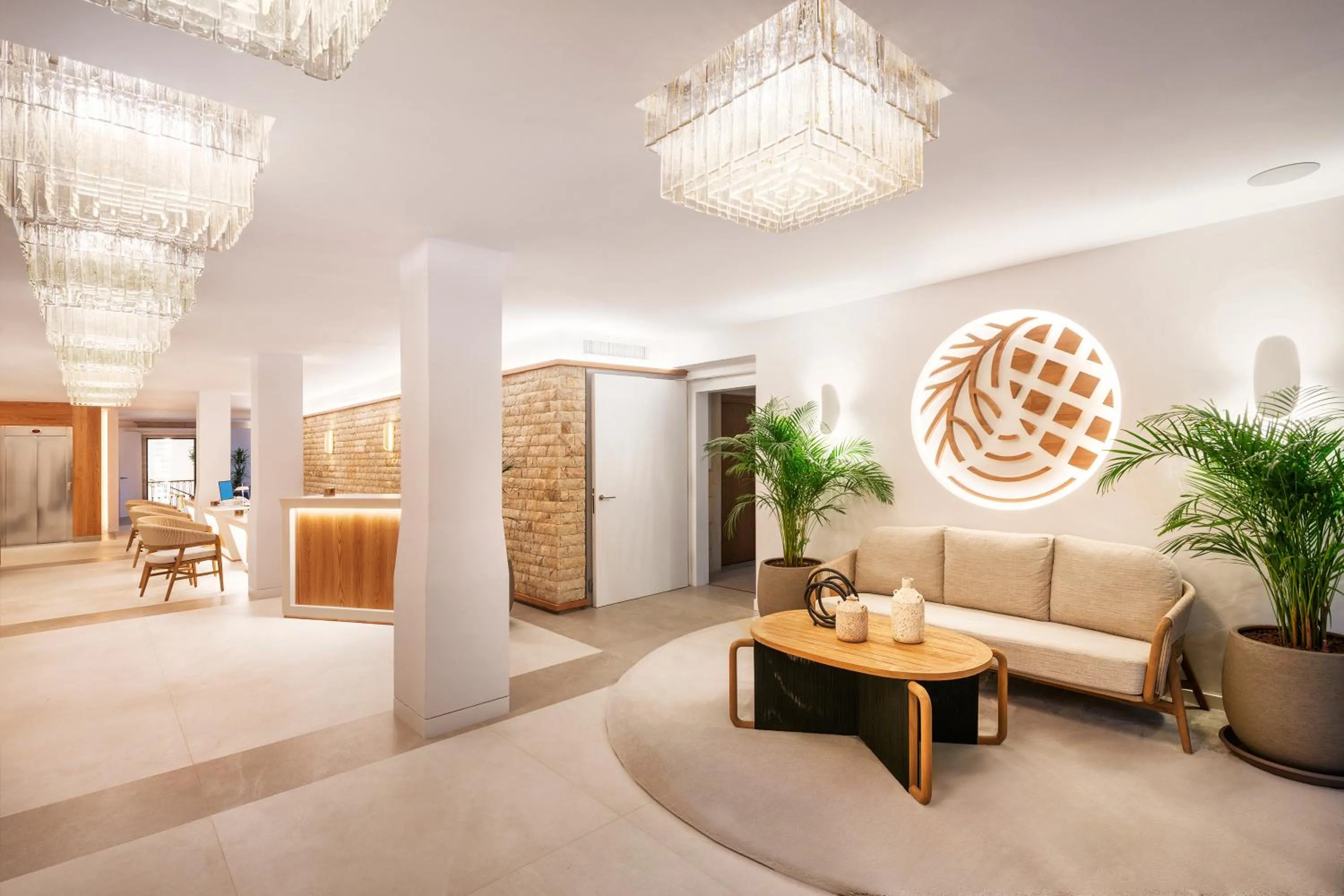 Lobby or reception in Hotel Cala del Pi - Adults Only