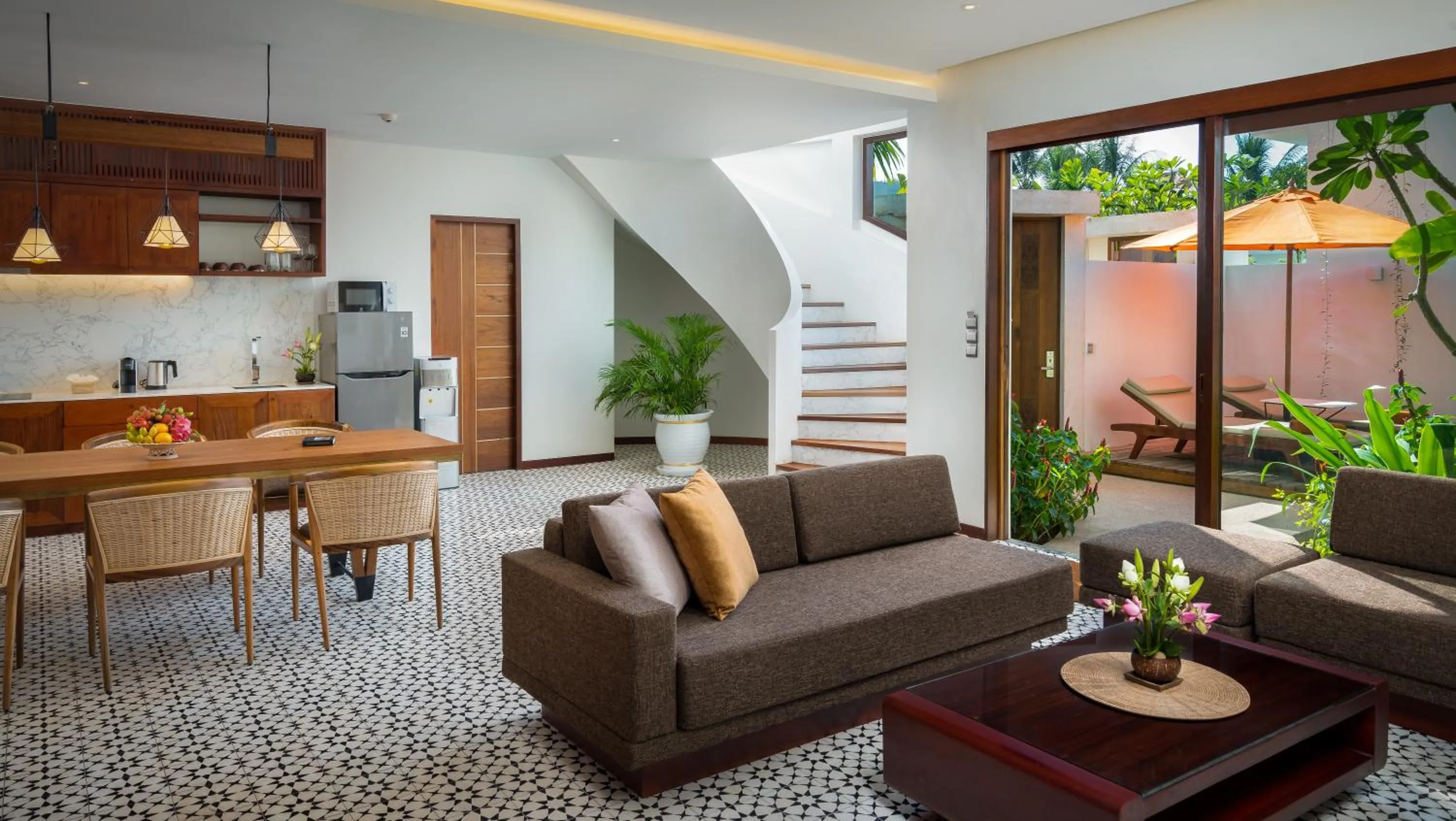 Living room in WAKA VILLA Private Pool Resort & Spa - Adults Only