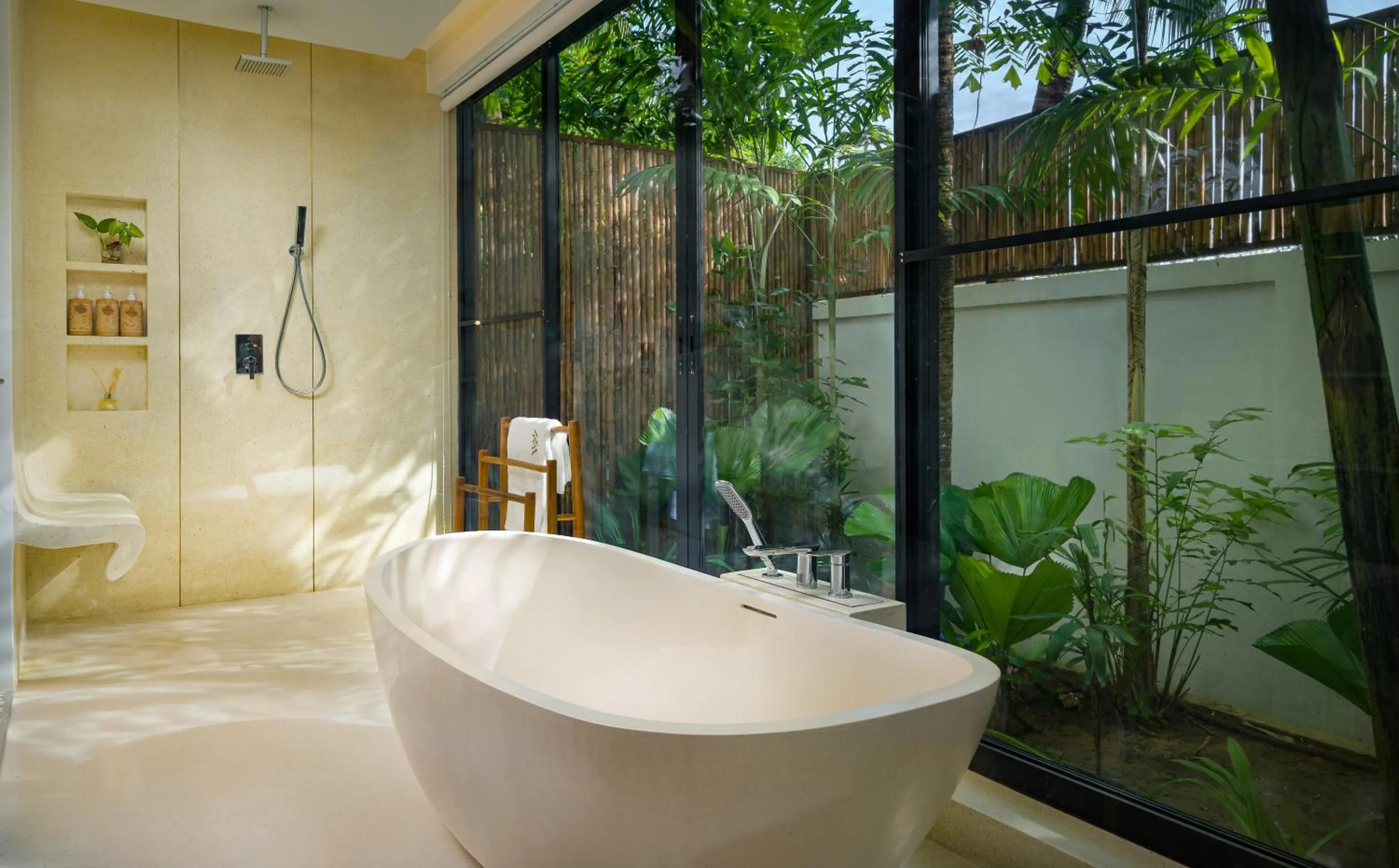 Shower in WAKA VILLA Private Pool Resort & Spa - Adults Only