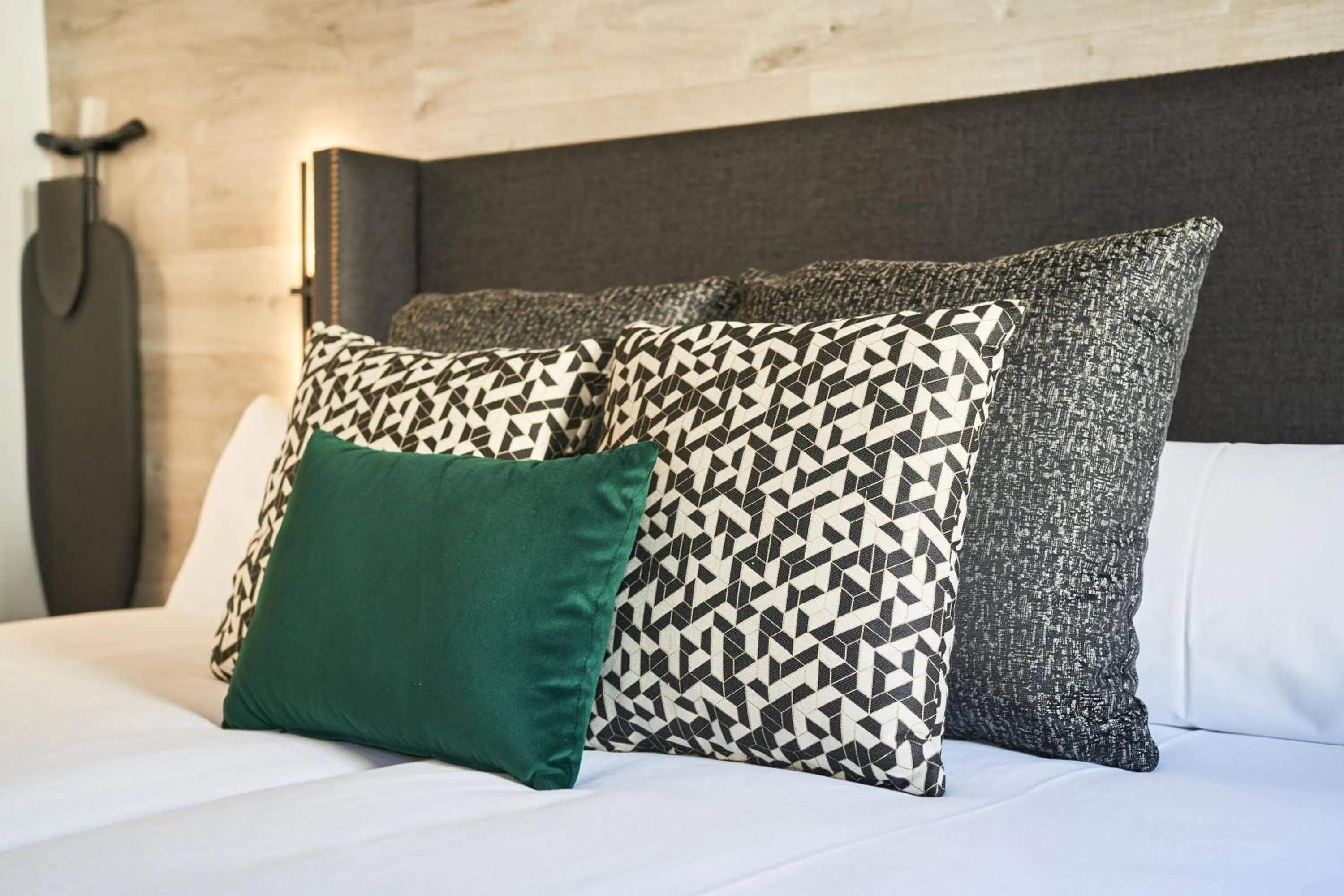 Decorative detail, Bed in Hotel Regina