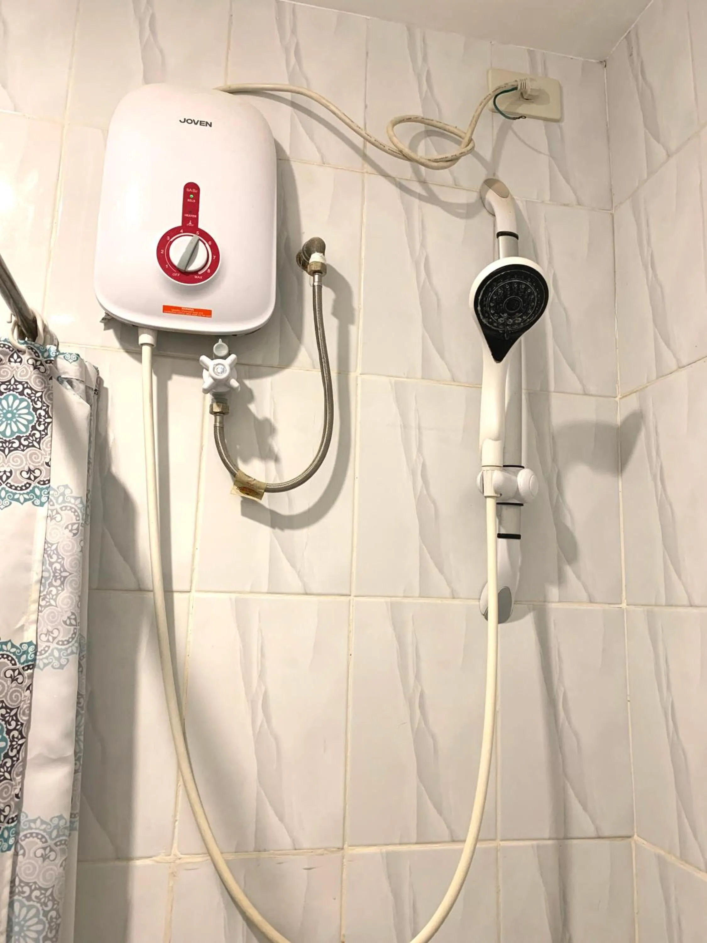 Shower in Davao Airport View Hotel