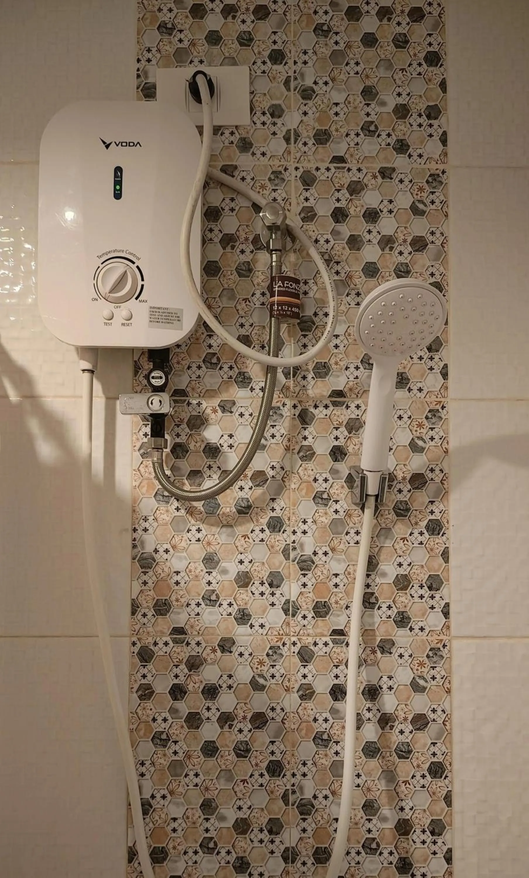 Shower in Davao Airport View Hotel