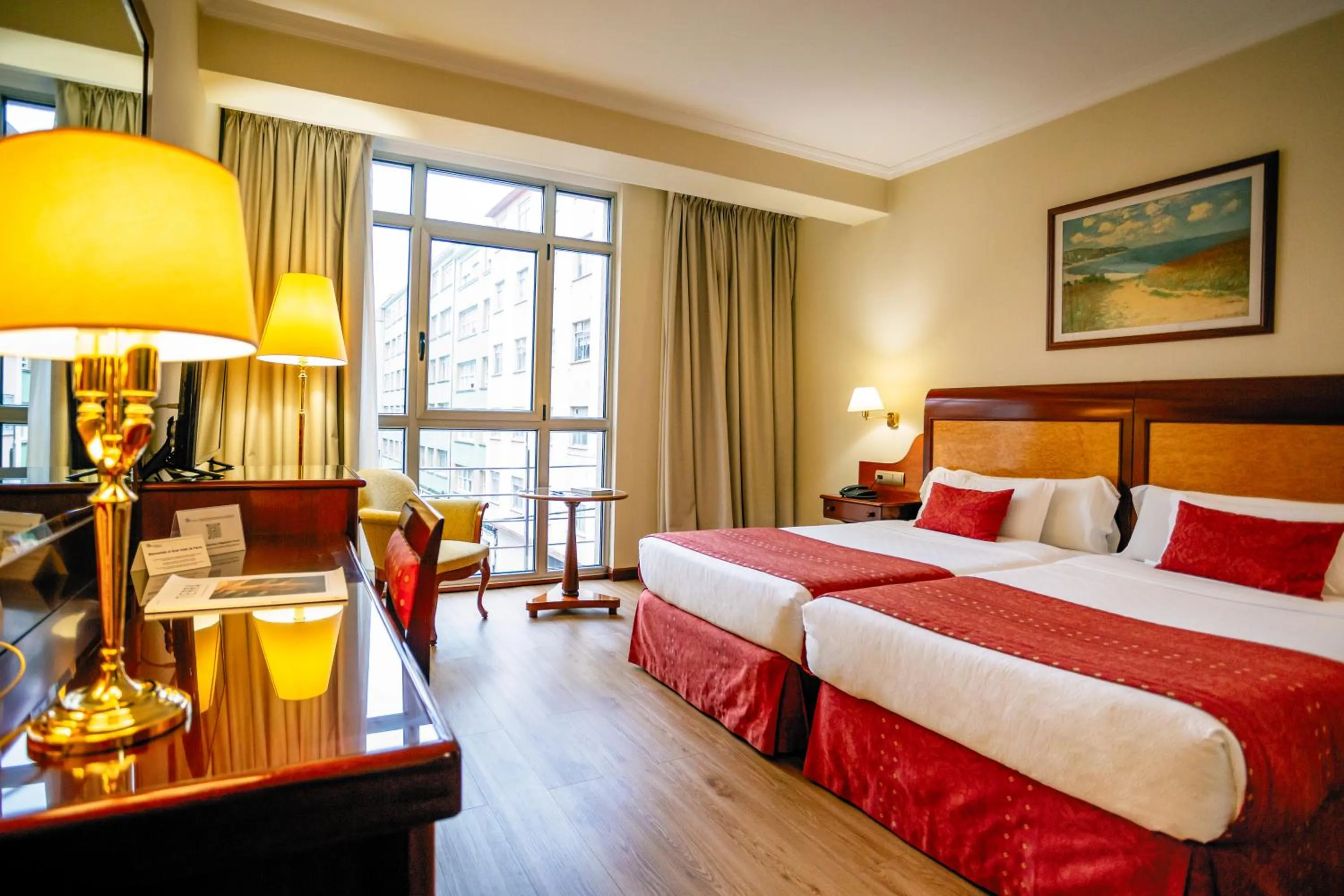 Bed in Gran Hotel de Ferrol