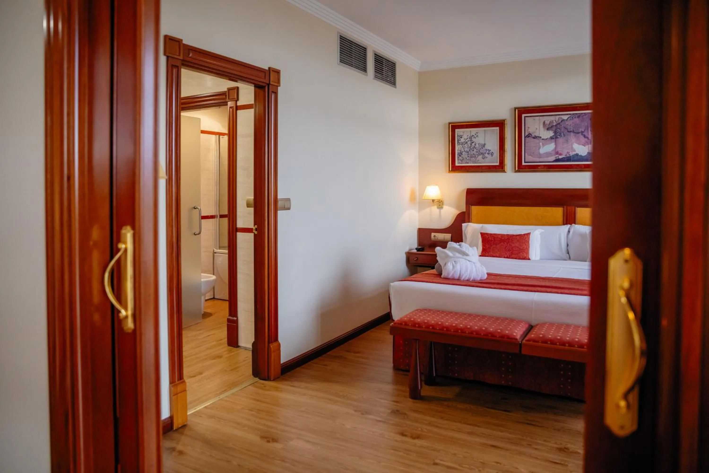 Bed in Gran Hotel de Ferrol