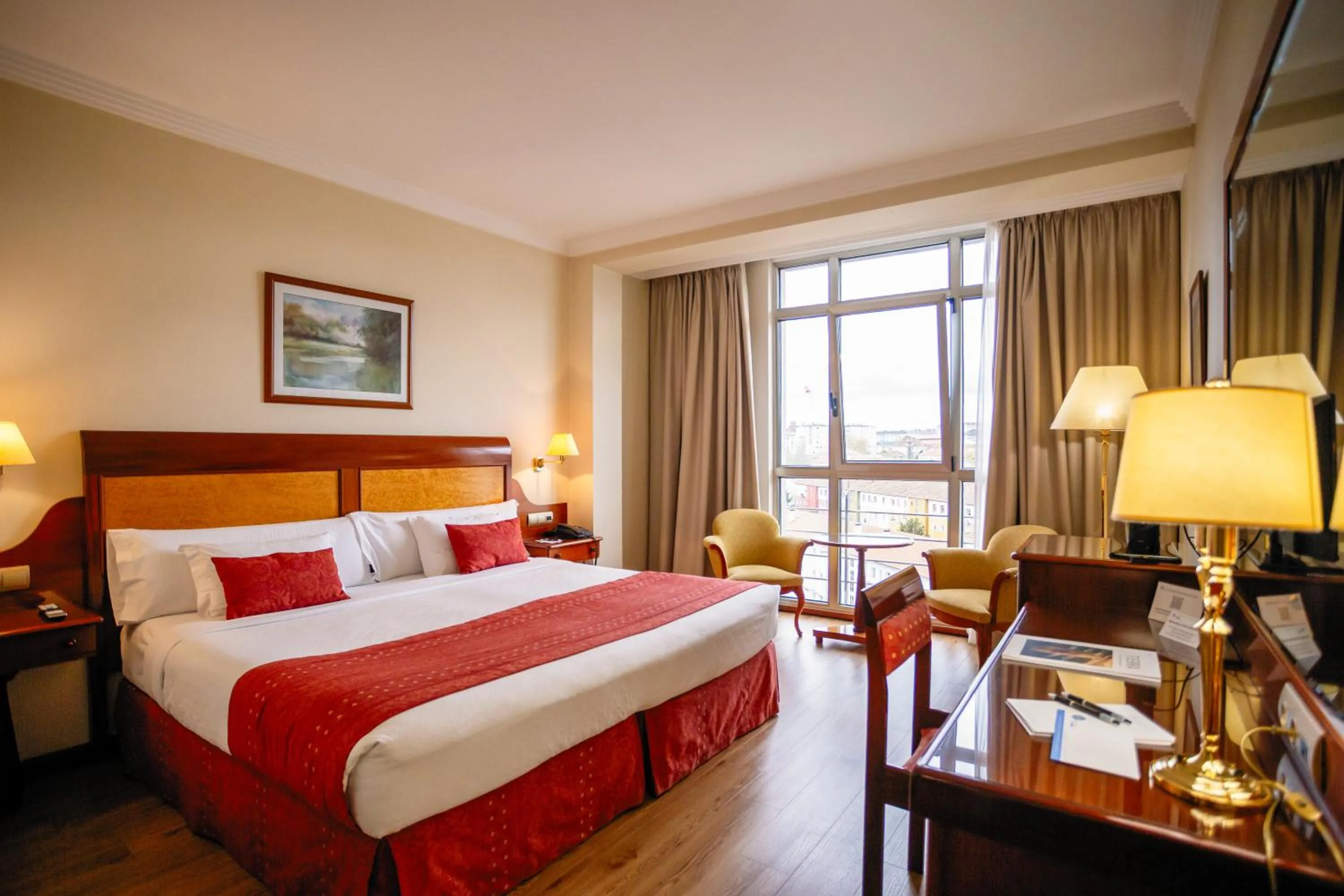 Lobby or reception, Bed in Gran Hotel de Ferrol