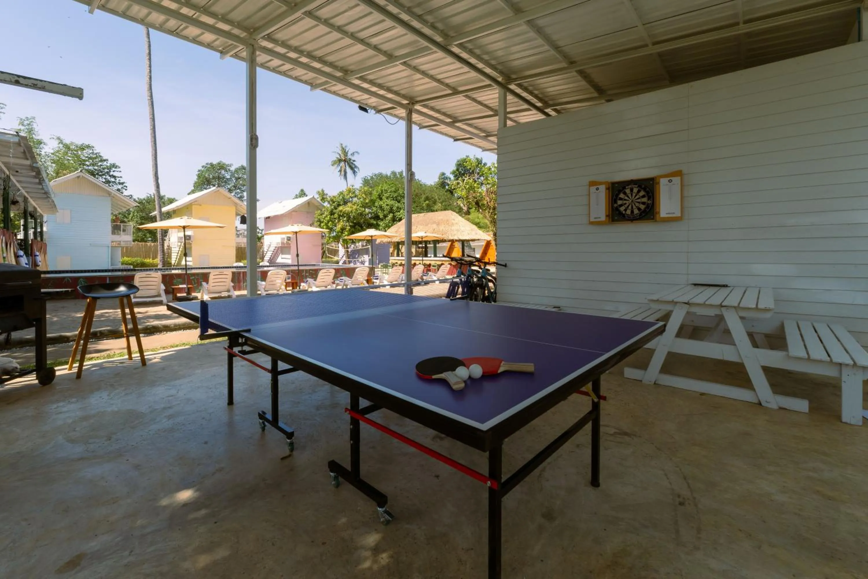 Table tennis in Slumber Resort Koh Chang