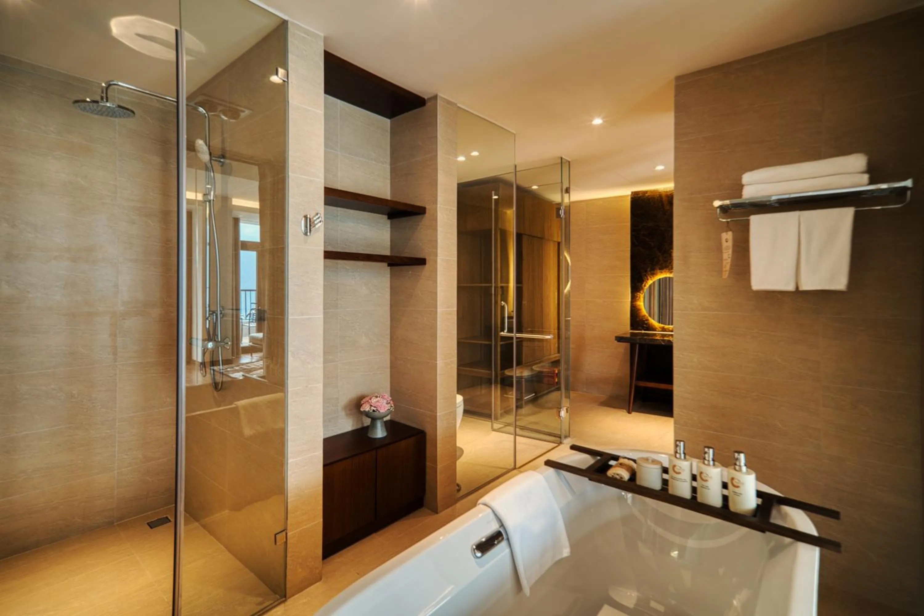 Shower in Lady Hill Sapa Resort