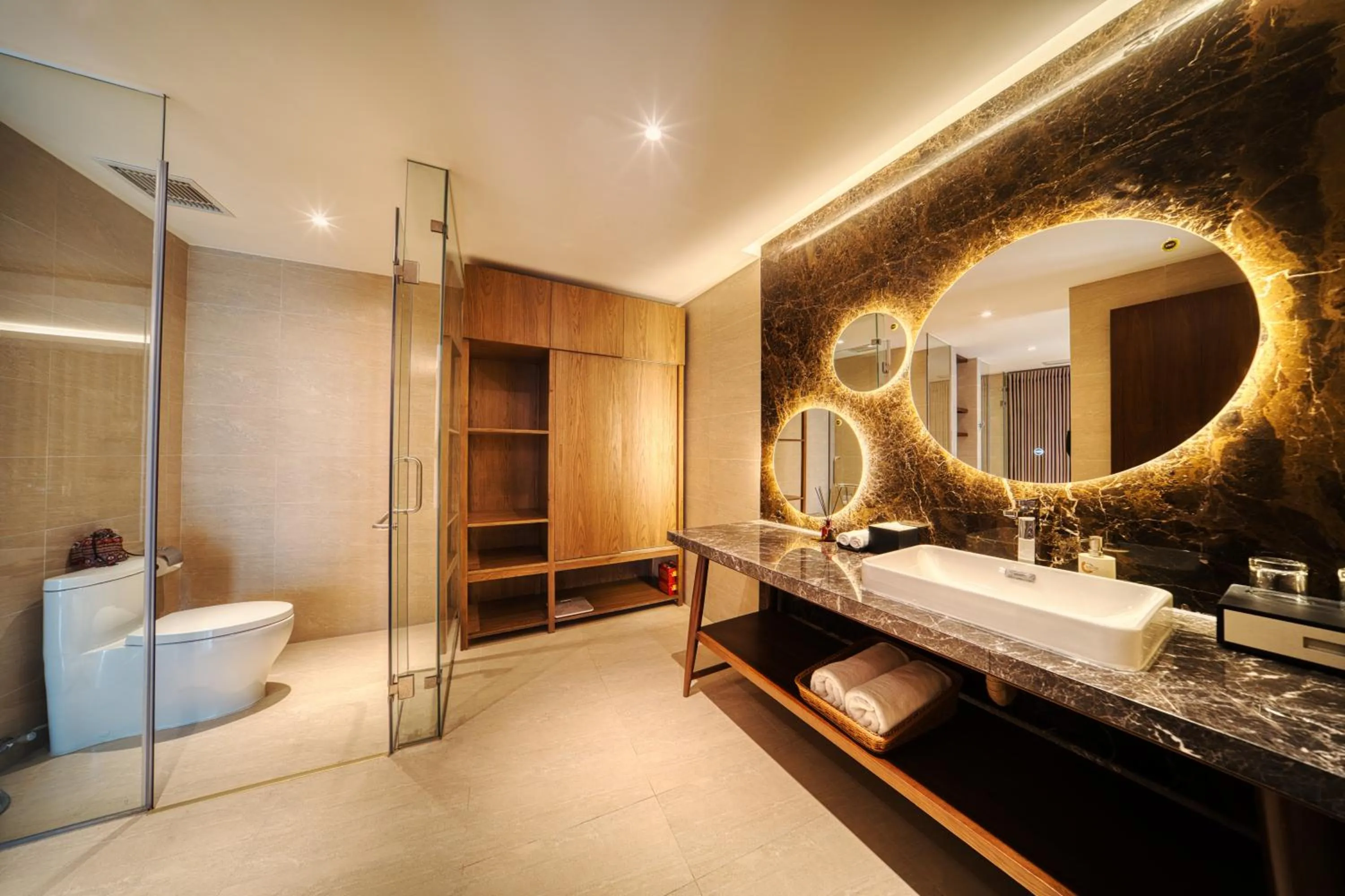 Shower in Lady Hill Sapa Resort