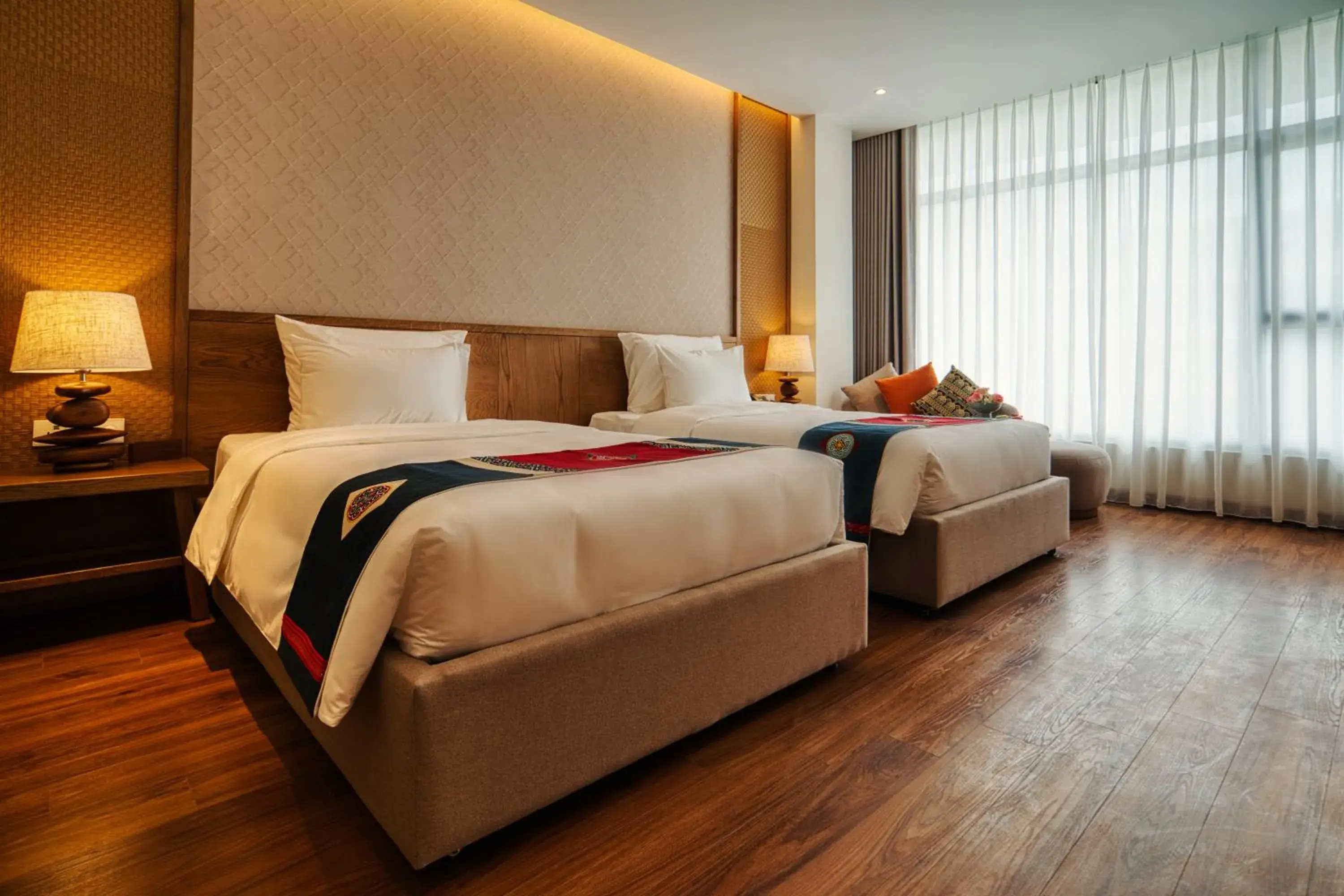 Superior Twin Room with Garden View in Lady Hill Sapa Resort Superior Twin Room with Garden View in Lady Hill Sapa Resort