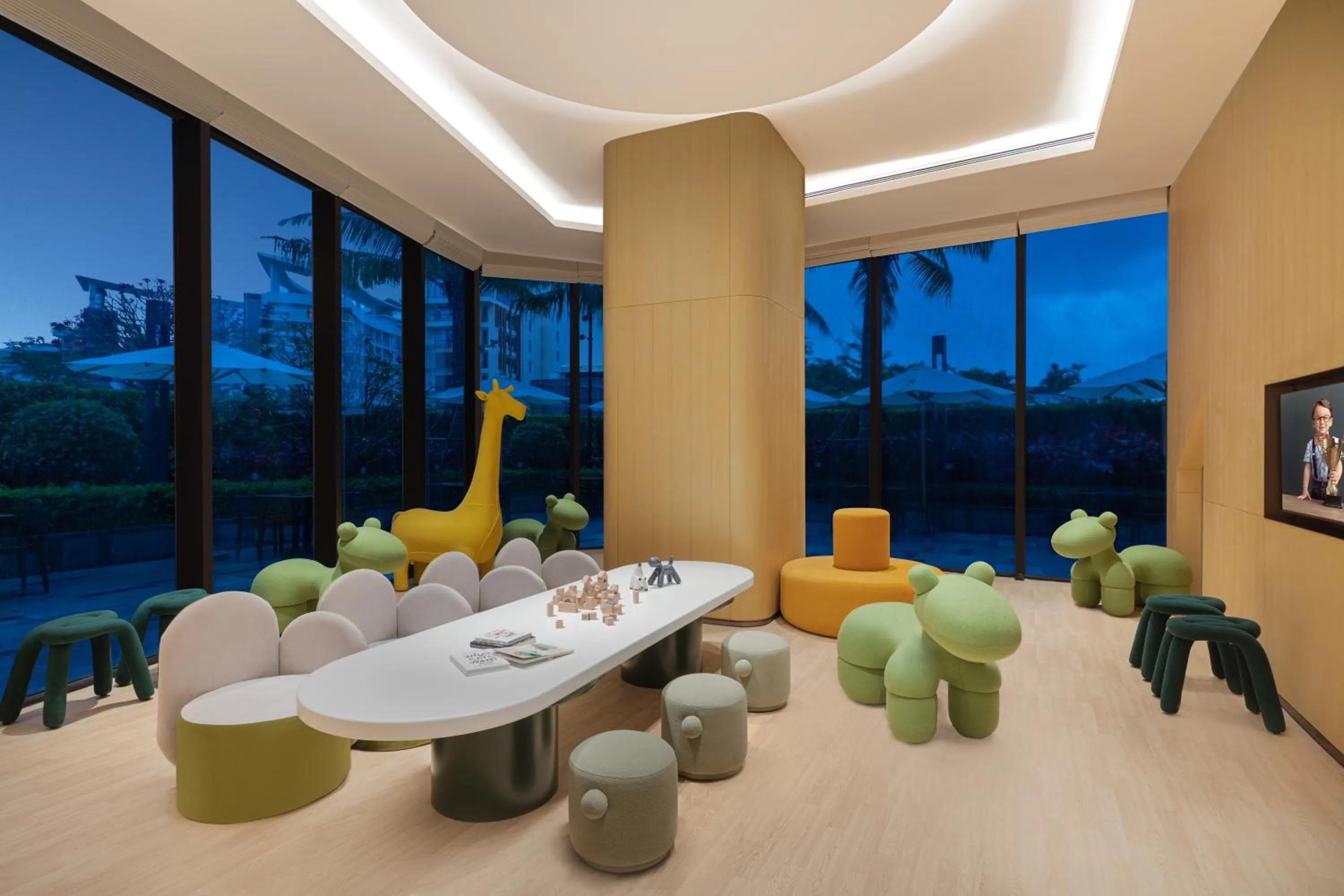 Children play ground in Ascott Dadonghai Bay Sanya