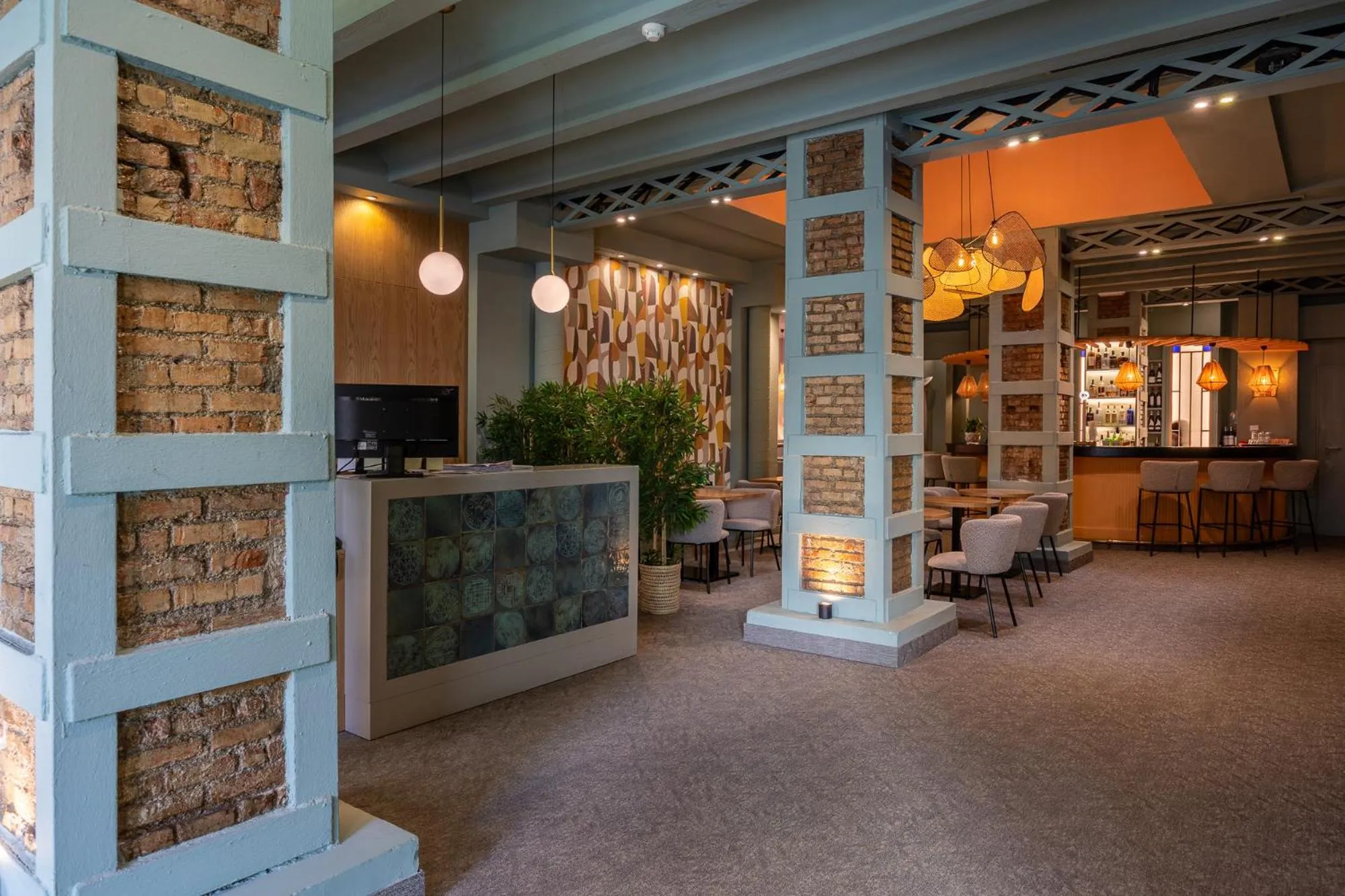 Lobby or reception in Atarazanas Málaga Boutique Hotel