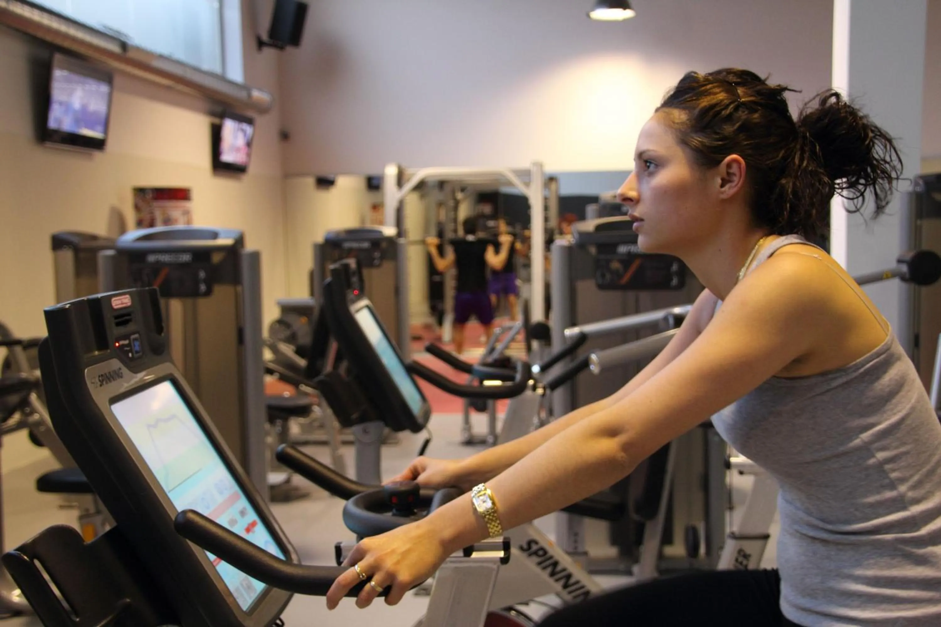 Fitness centre/facilities in AQUA Hotel Onabrava & Spa 4*Sup