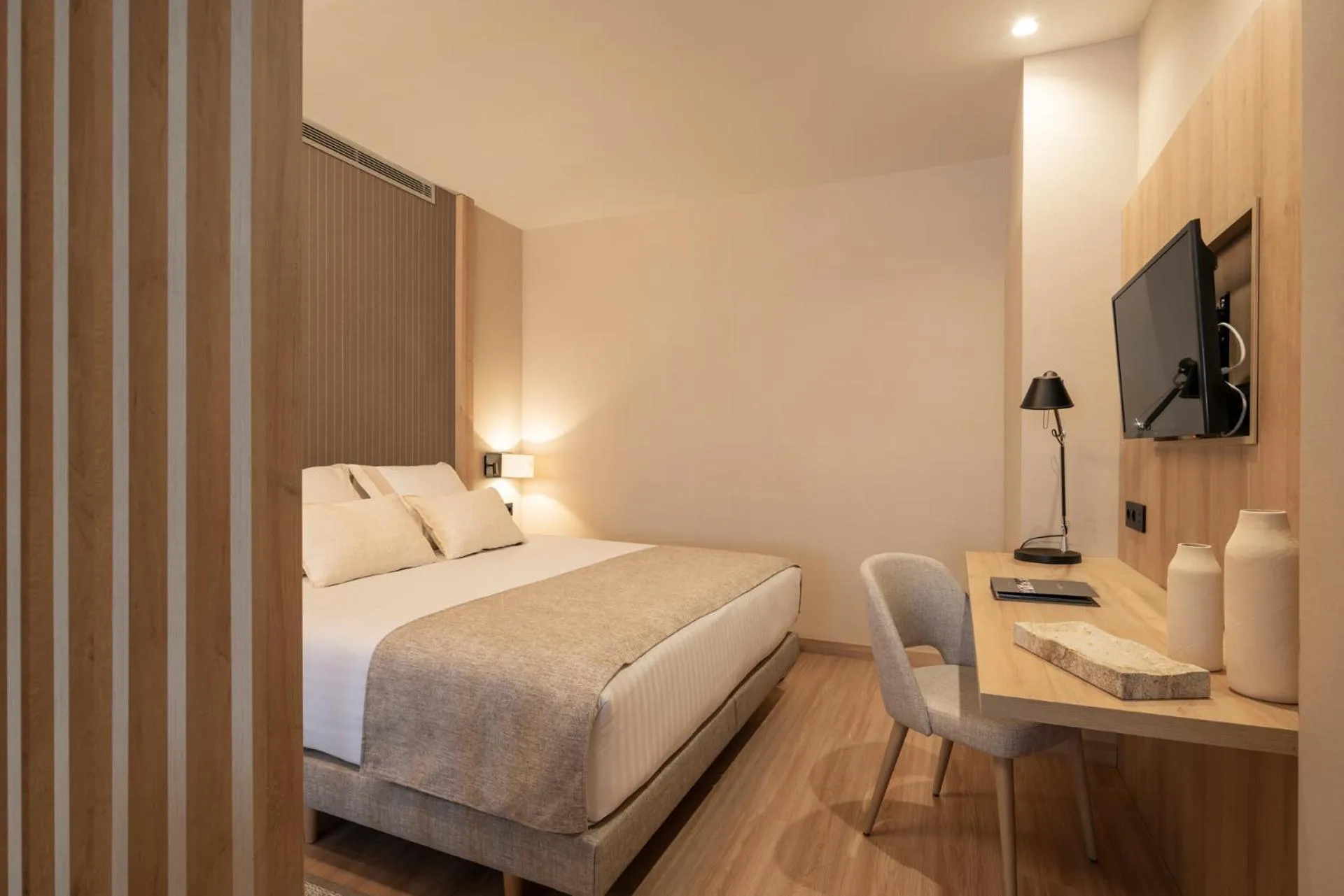 Bedroom, Bed in Aparthotel Attica21 As Galeras