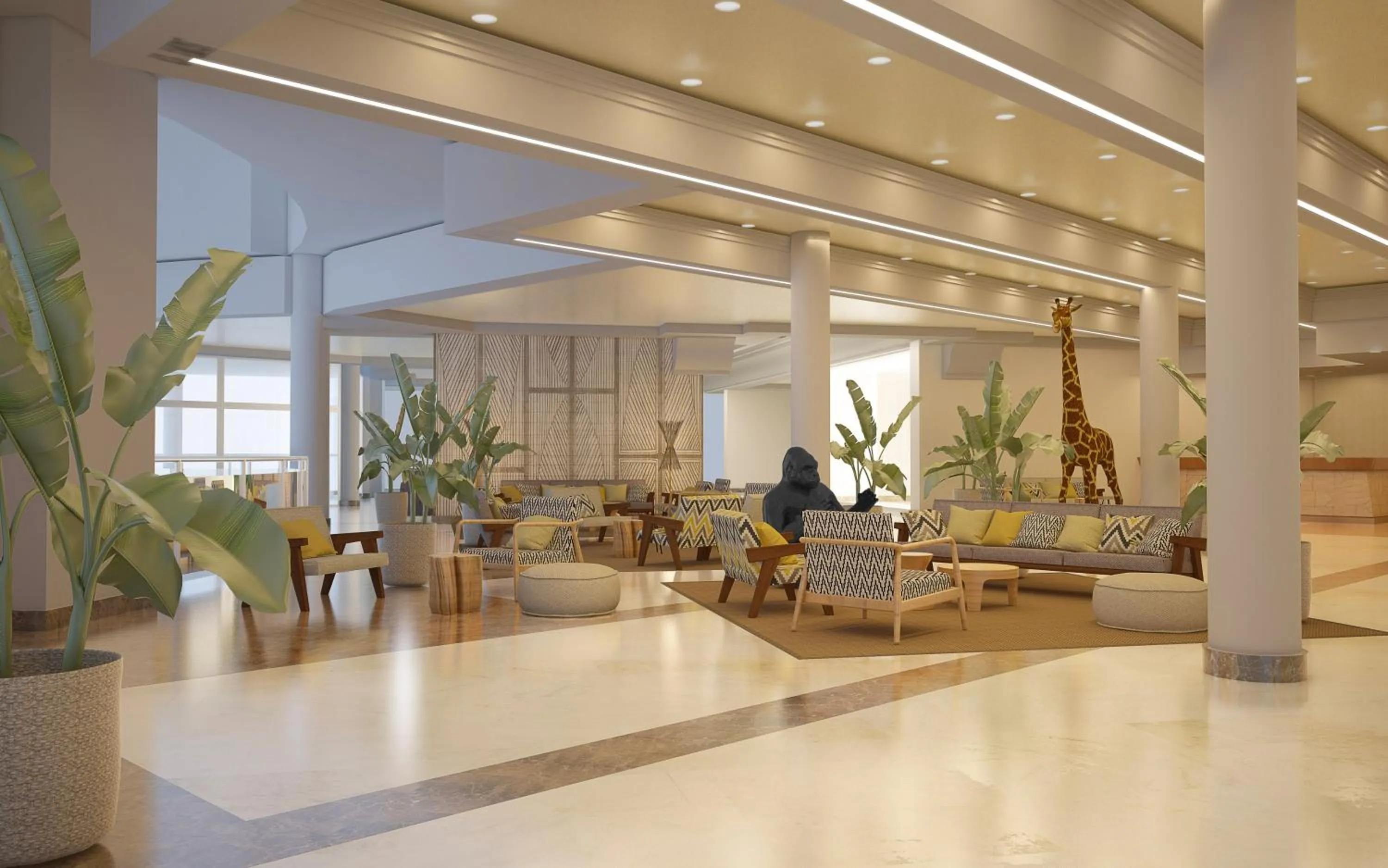 Lobby or reception in Medplaya Hotel Flamingo Oasis